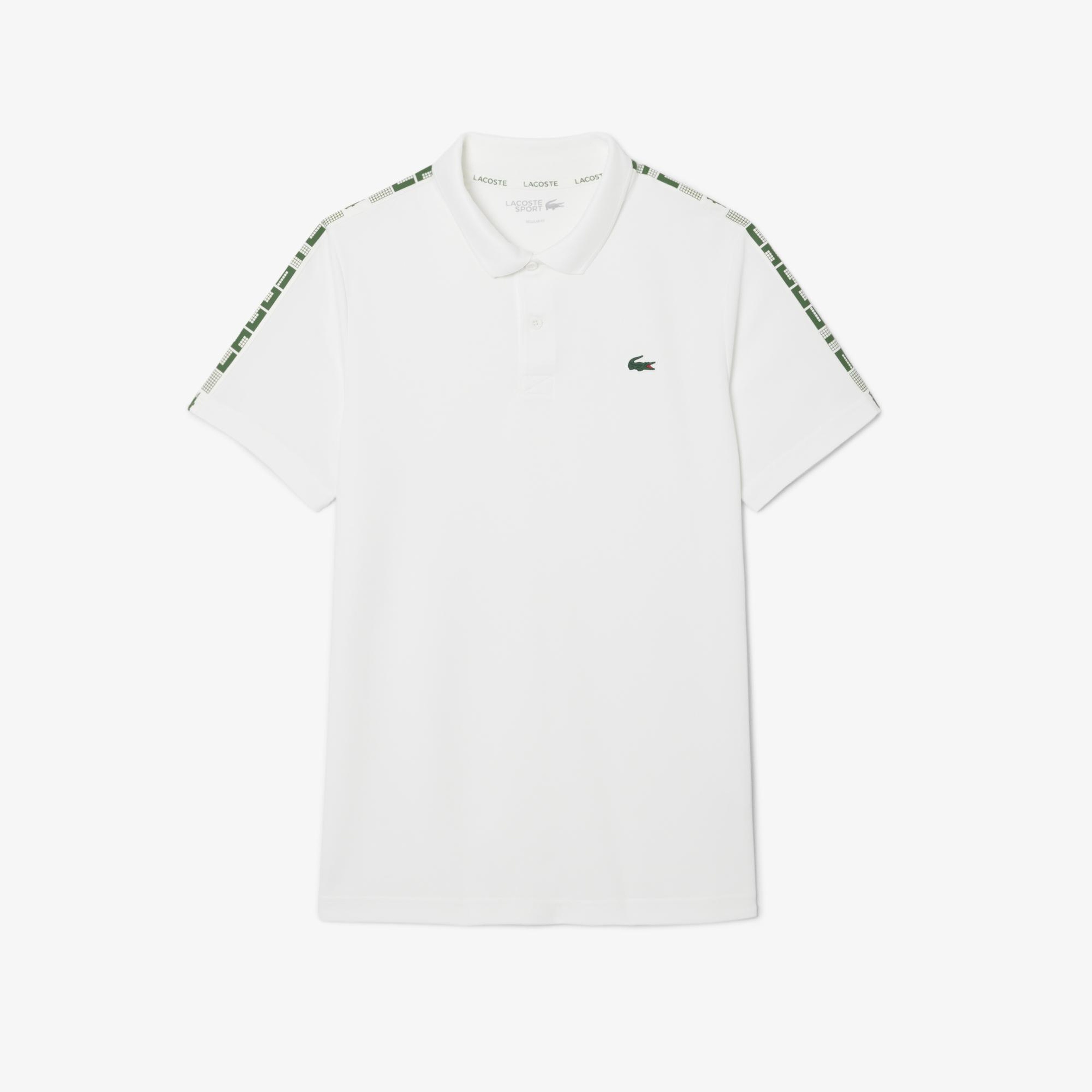 SPORT Erkek Regular Fit Baskılı Beyaz Polo