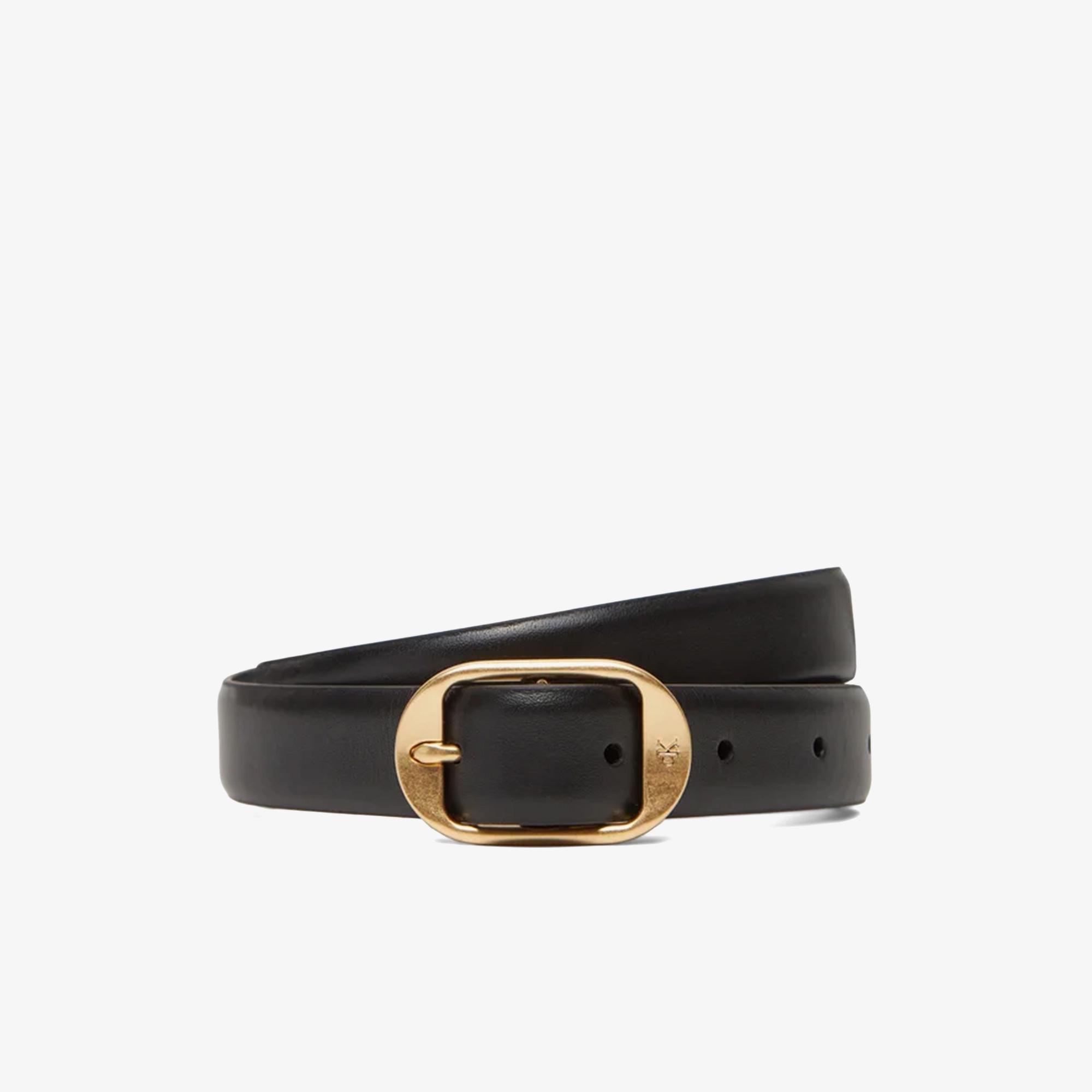 Calvin Klein Forged Pin Kadın Siyah Kemer
