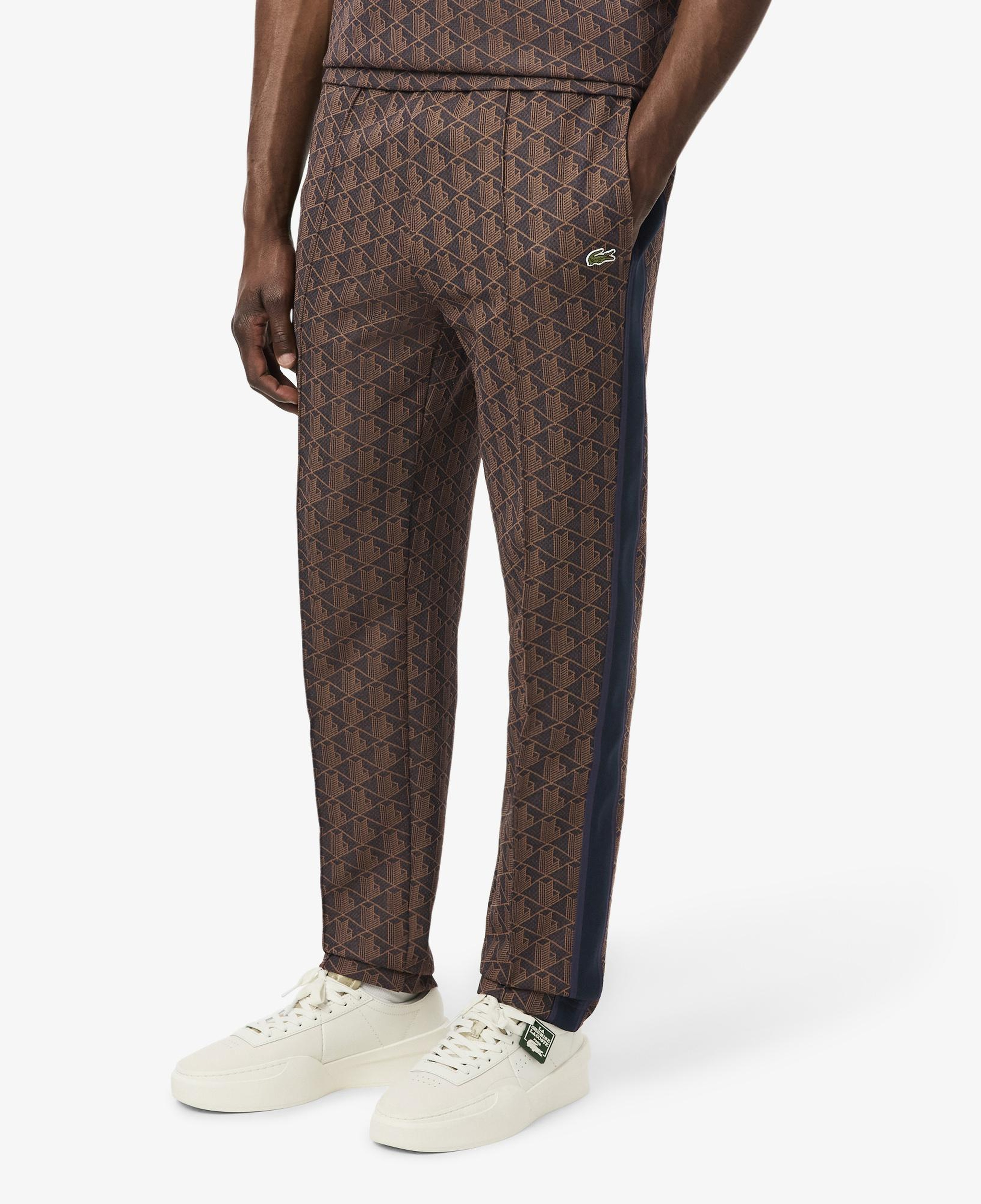 Lacoste Paris Monogram Erkek Mor Eşofman Altı