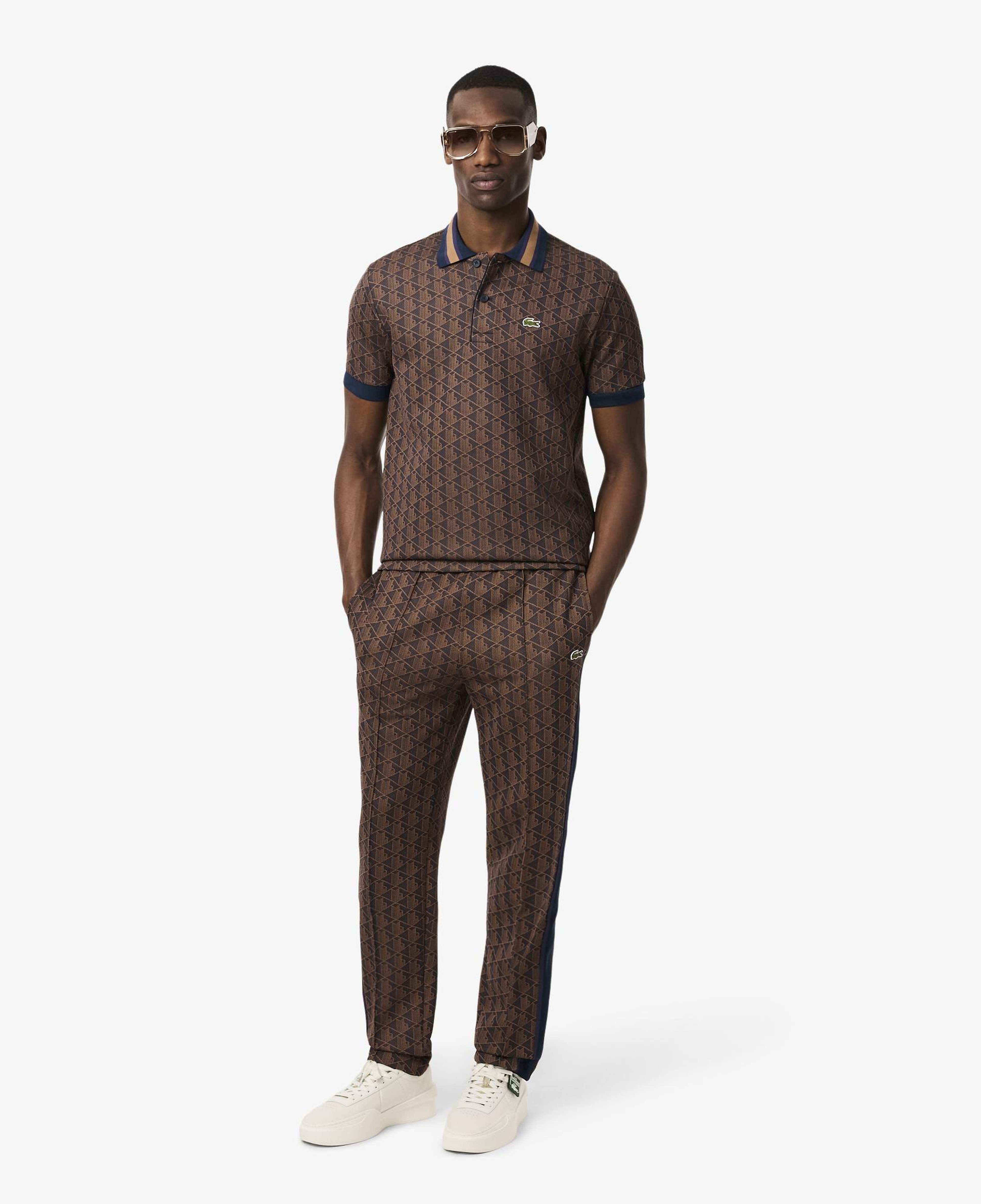 Lacoste Paris Monogram Erkek Mor Eşofman Altı