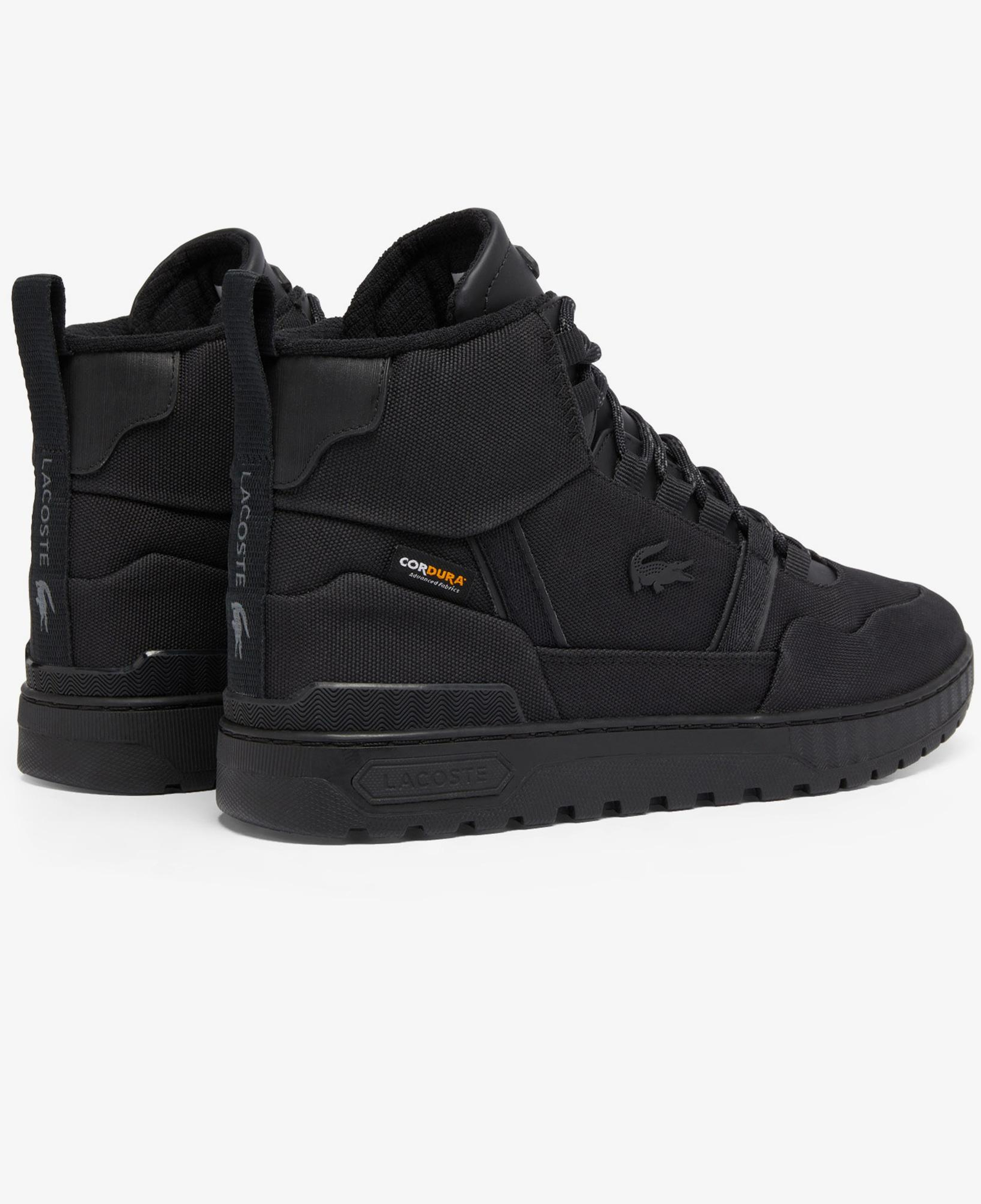 Lacoste T-Clip Winter Mid Erkek Siyah Bot