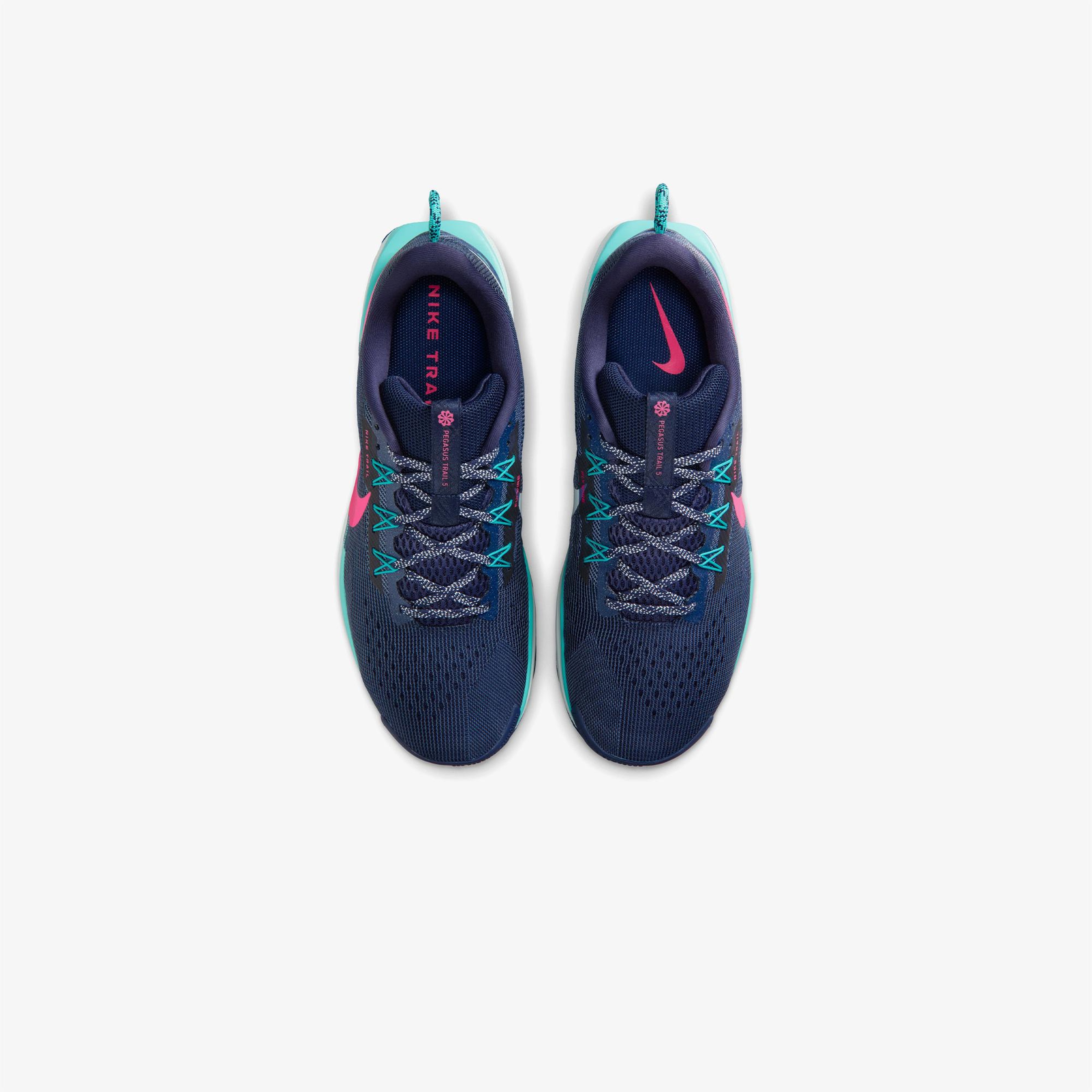 Nike Reactx Pegasus Trail 5 Erkek Lacivert Koşu Ayakkabısı