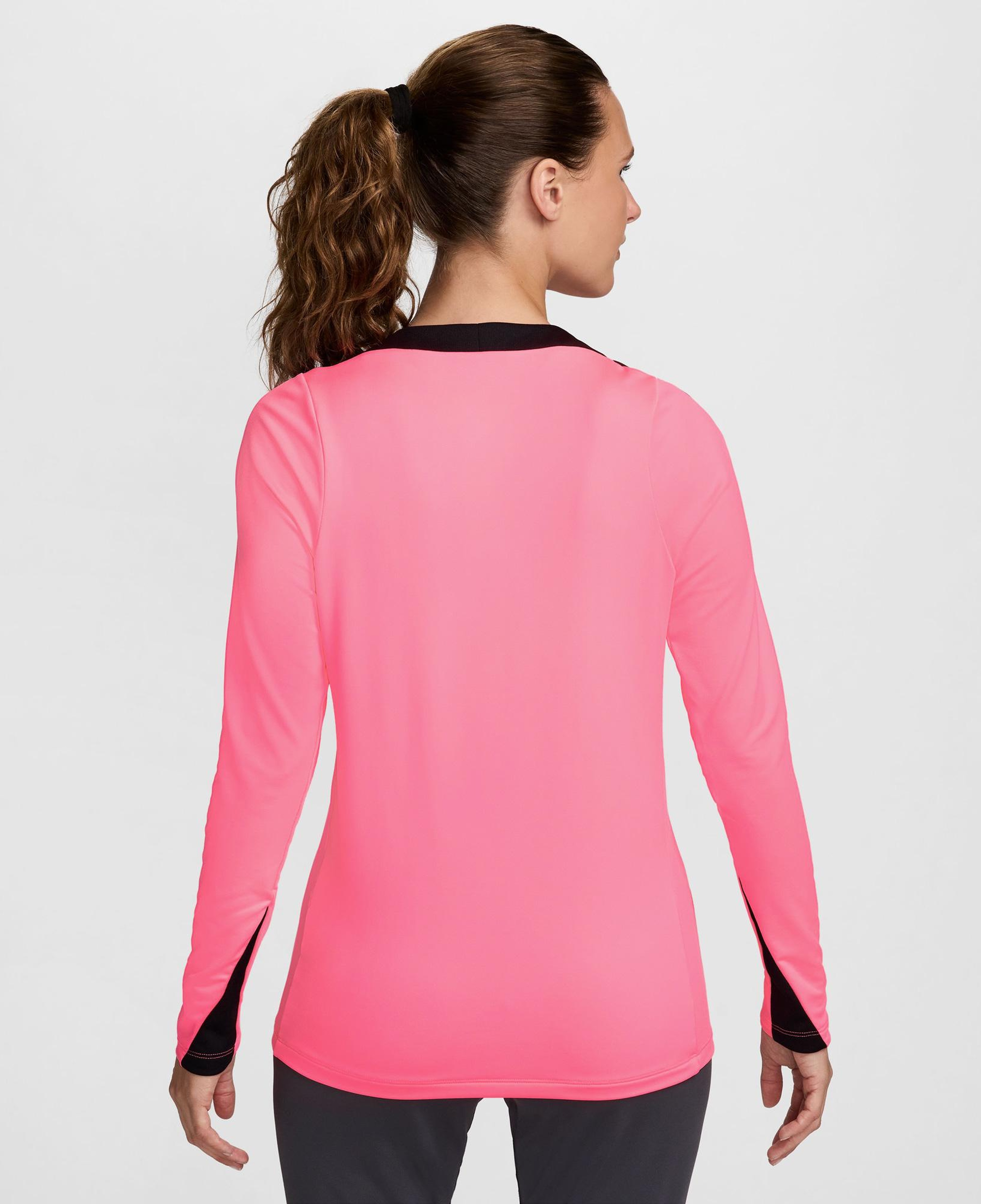 Nike Dri-Fit Strike Kadın Kırmızı Uzun Kollu T-Shirt