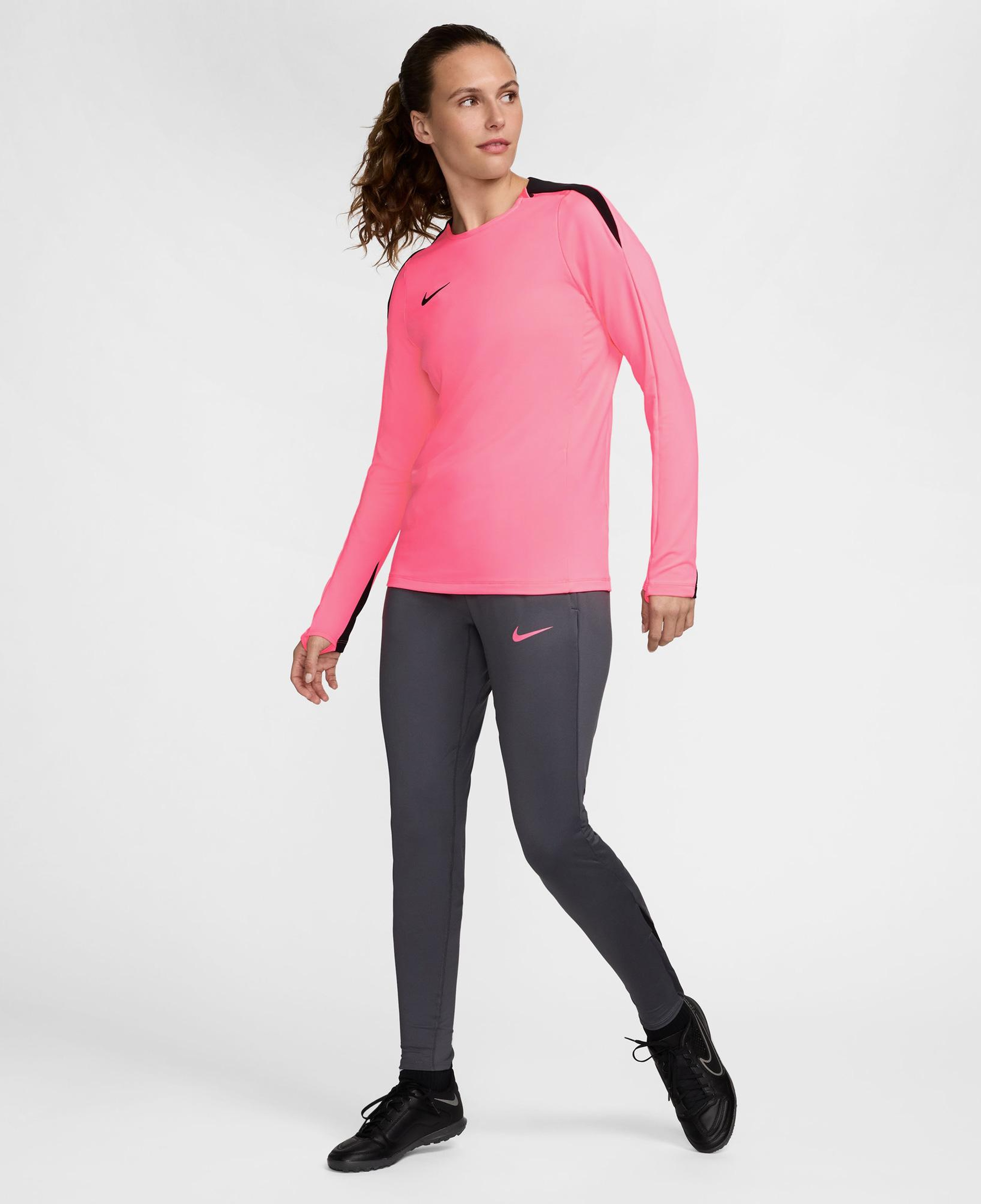 Nike Dri-Fit Strike Kadın Kırmızı Uzun Kollu T-Shirt