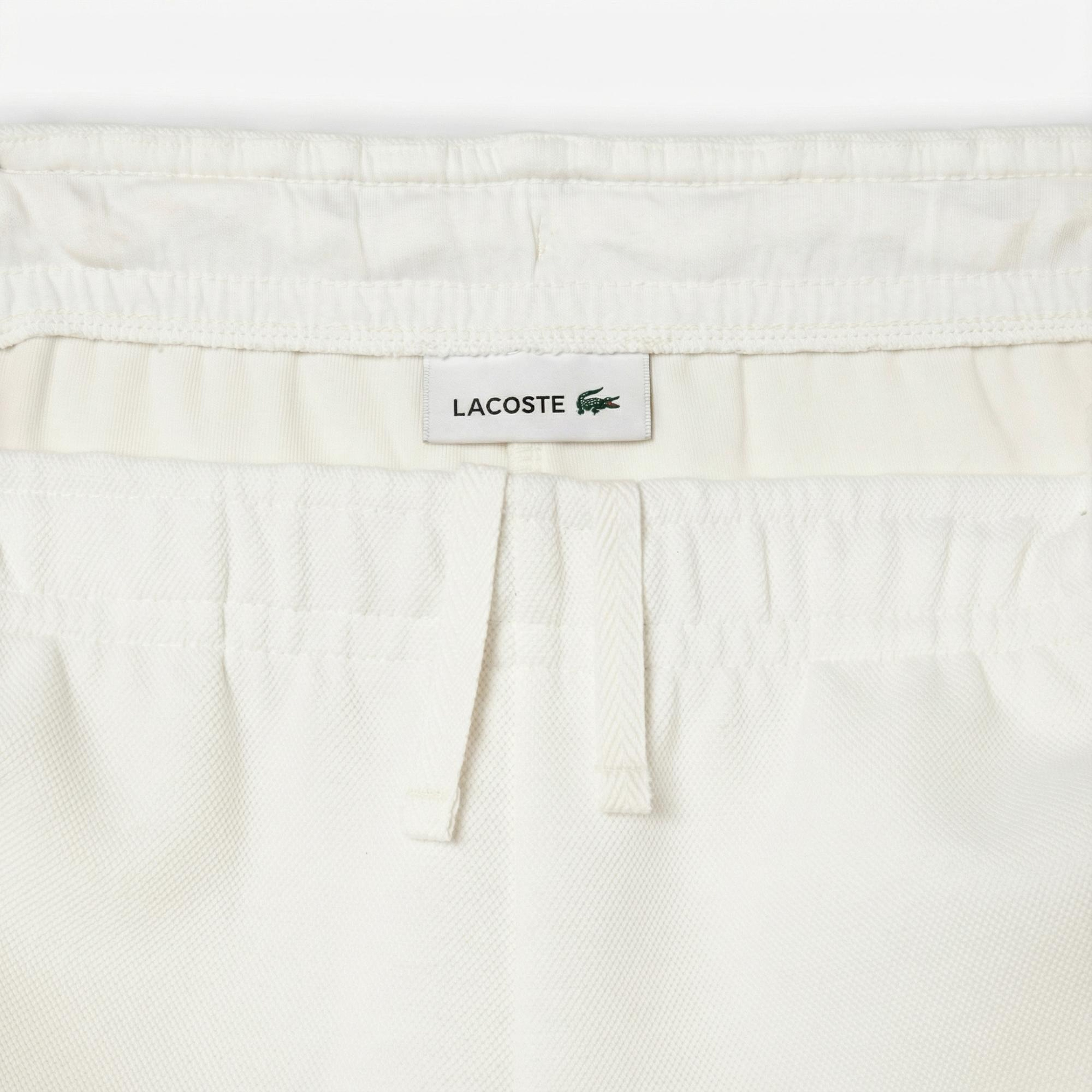 Lacoste Kadın Straight Fit Beyaz Eşofman Altı