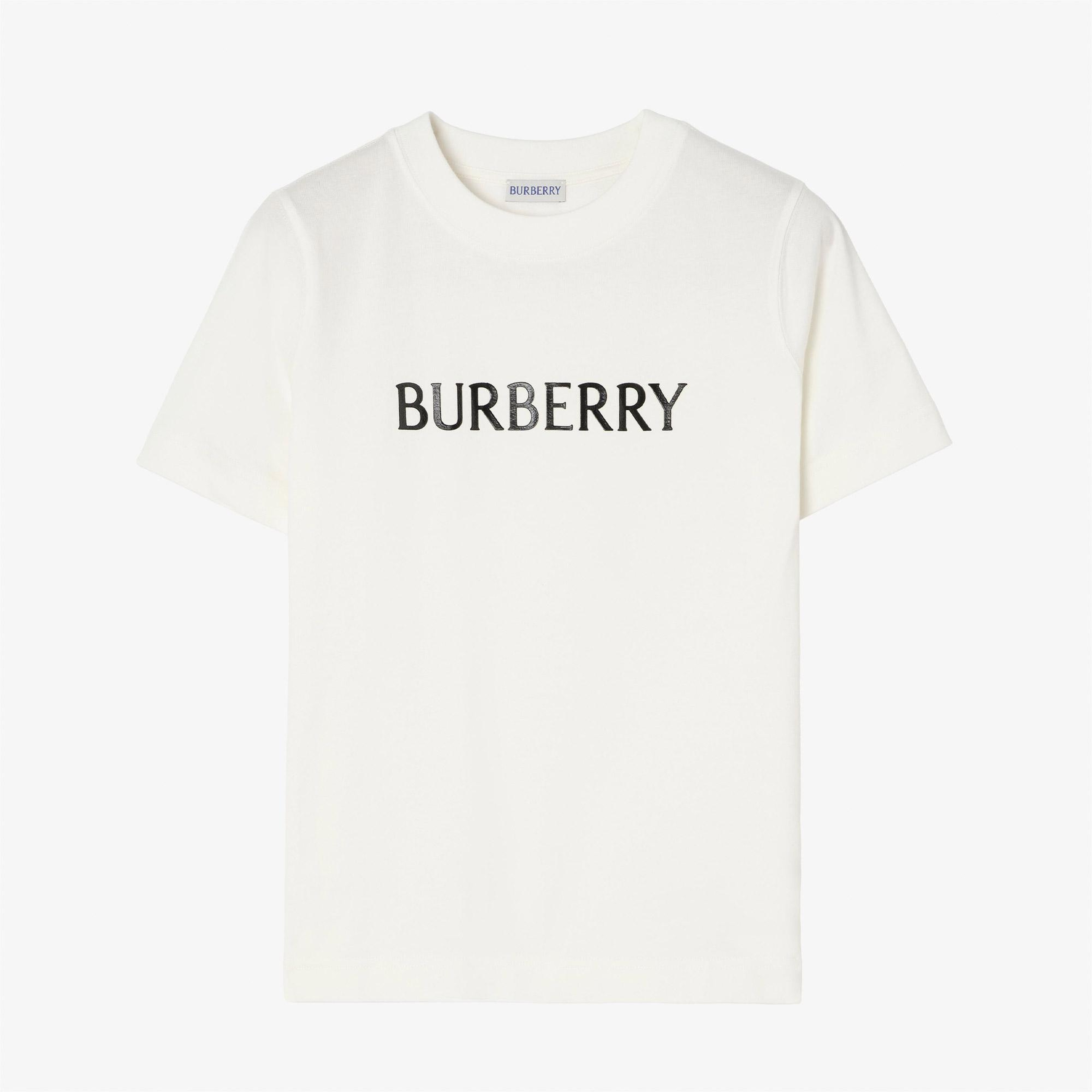 Burberry Kadın Beyaz T-Shirt