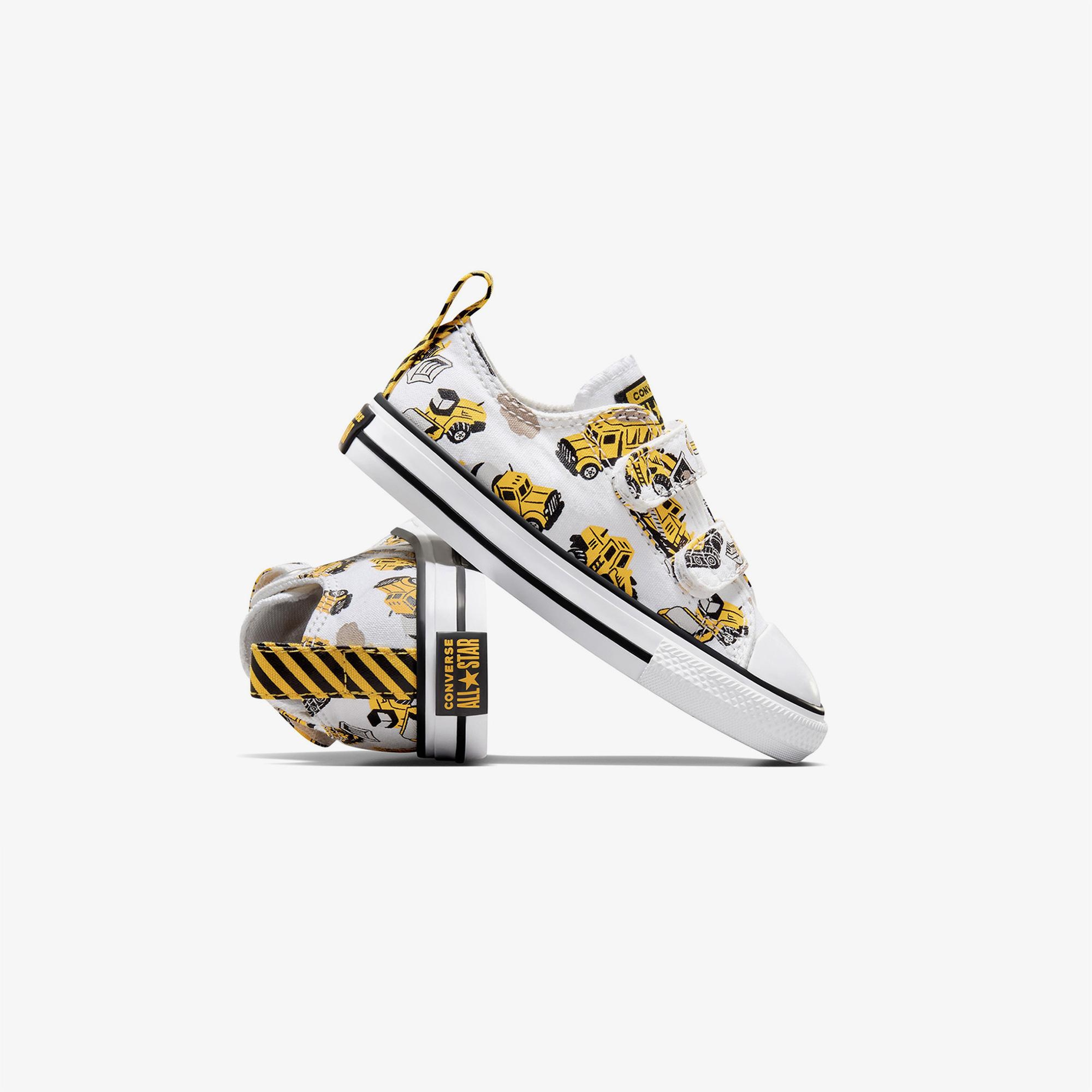 Converse Chuck Taylor All Star 2V Construction Truck Bebek Beyaz Sneaker