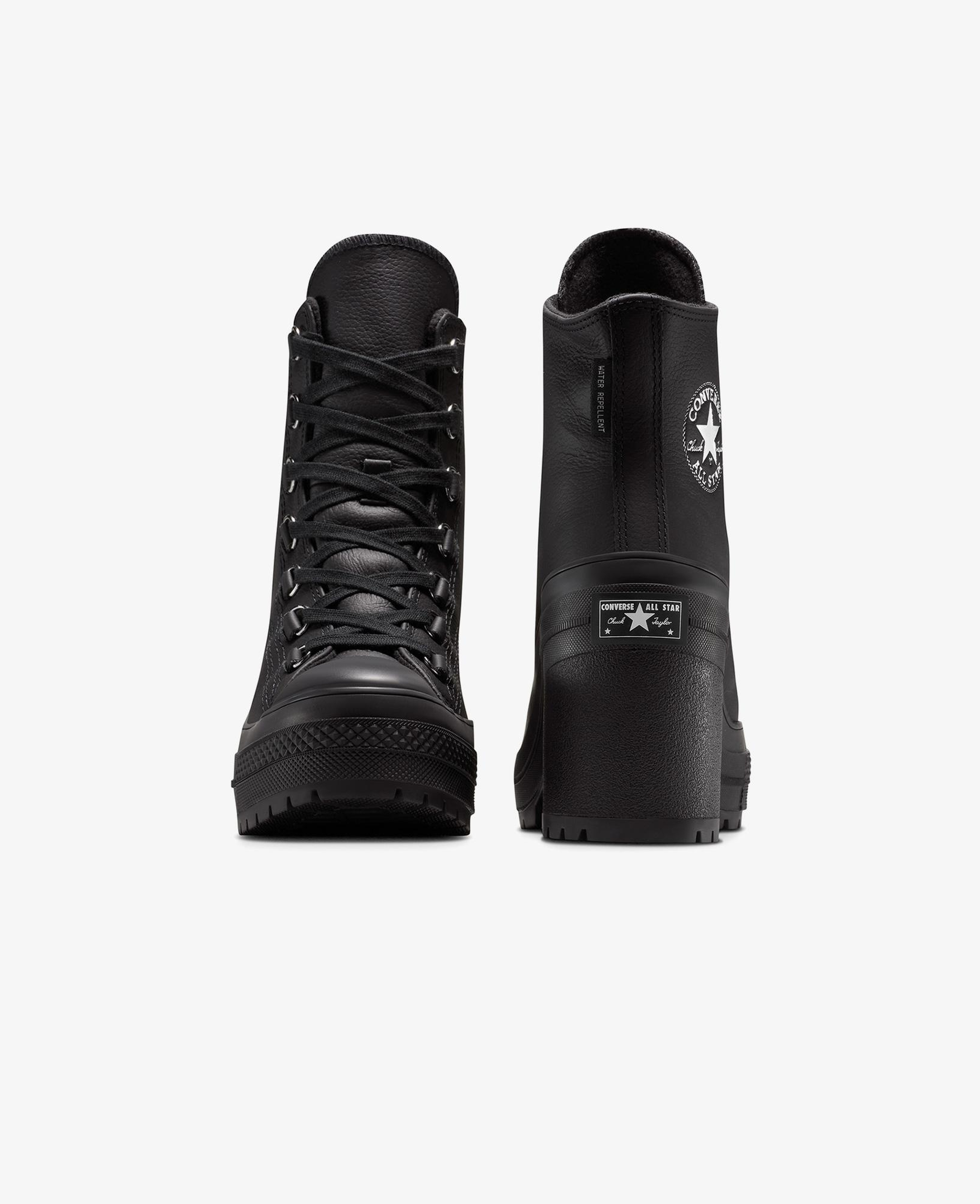 Converse Chuck 70 De Luxe Heel Leather High Top Kadın Siyah Sneaker