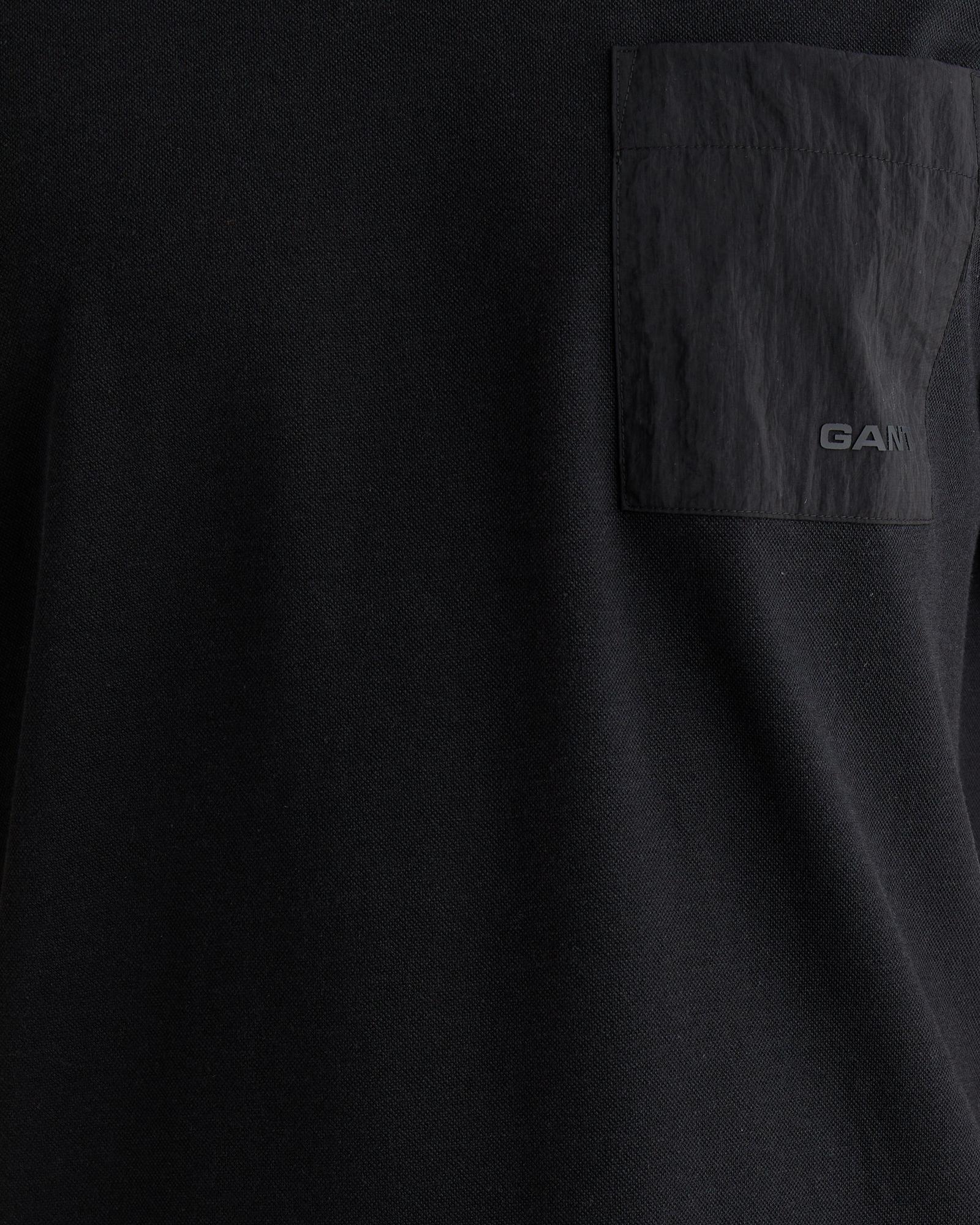 GANT Erkek Siyah Kısa Kollu T-Shirt