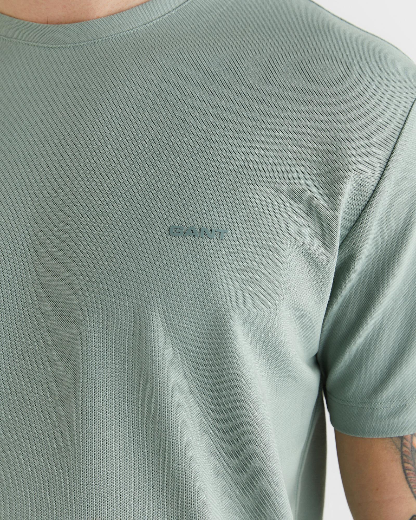 GANT Erkek Yeşil Kısa Kollu T-Shirt