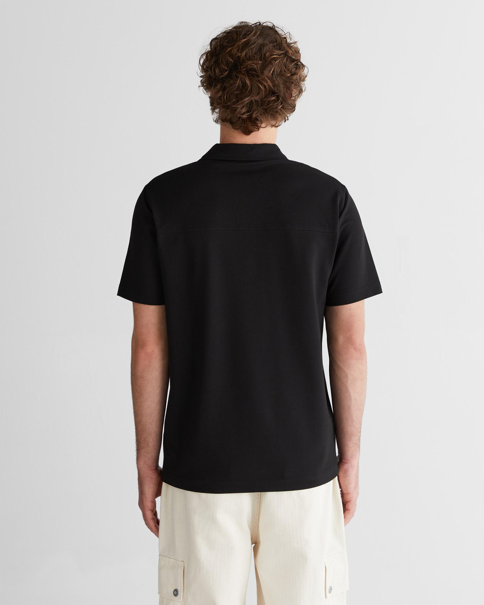 GANT Erkek Siyah Regular Fit Polo Yaka T-Shirt