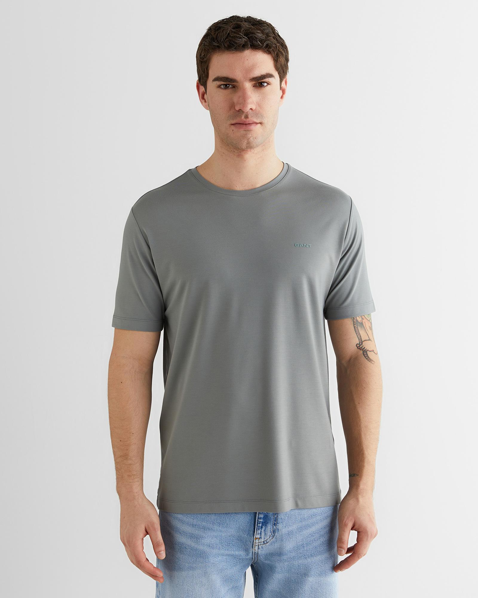 GANT Erkek Yeşil Kısa Kollu T-Shirt