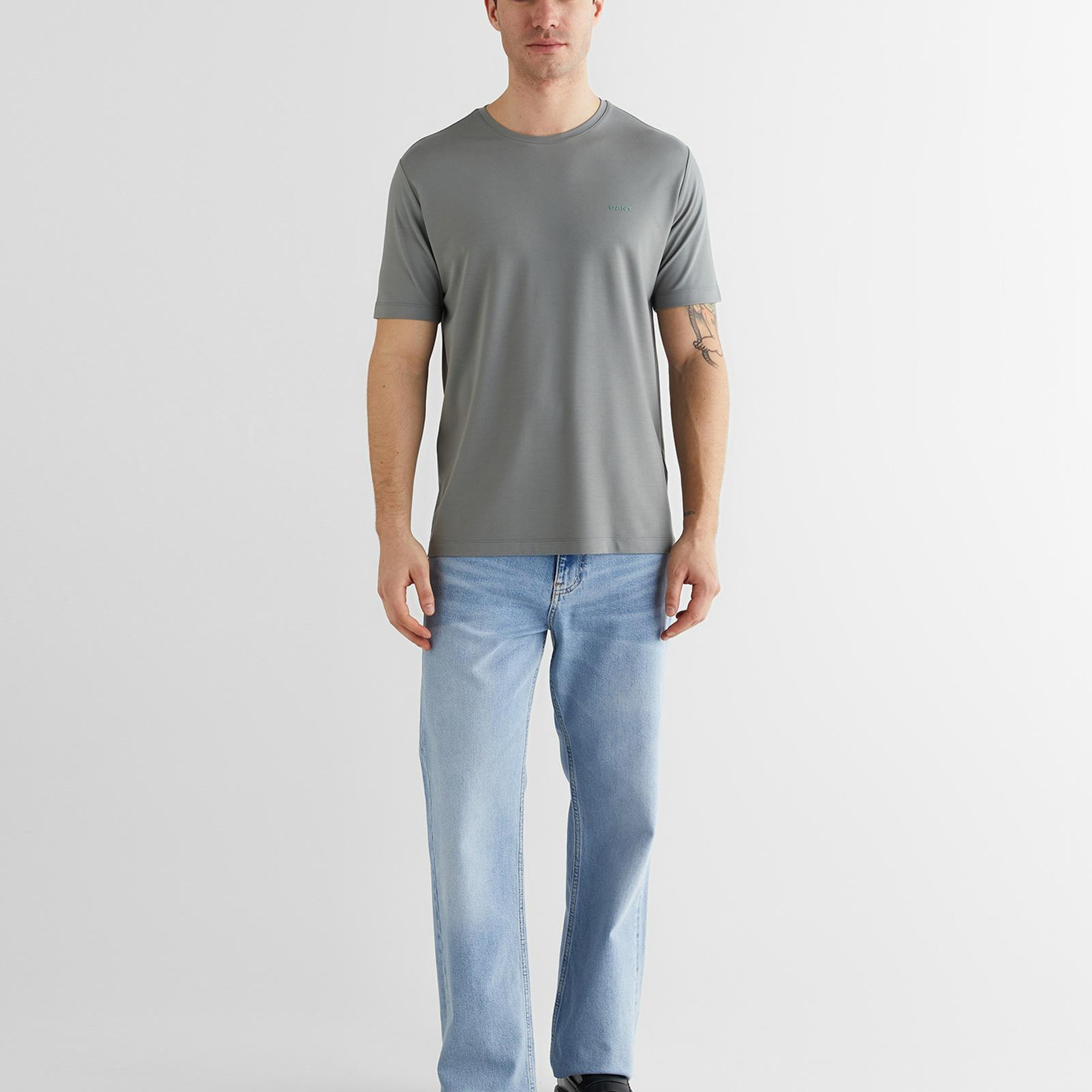 GANT Erkek Yeşil Kısa Kollu T-Shirt