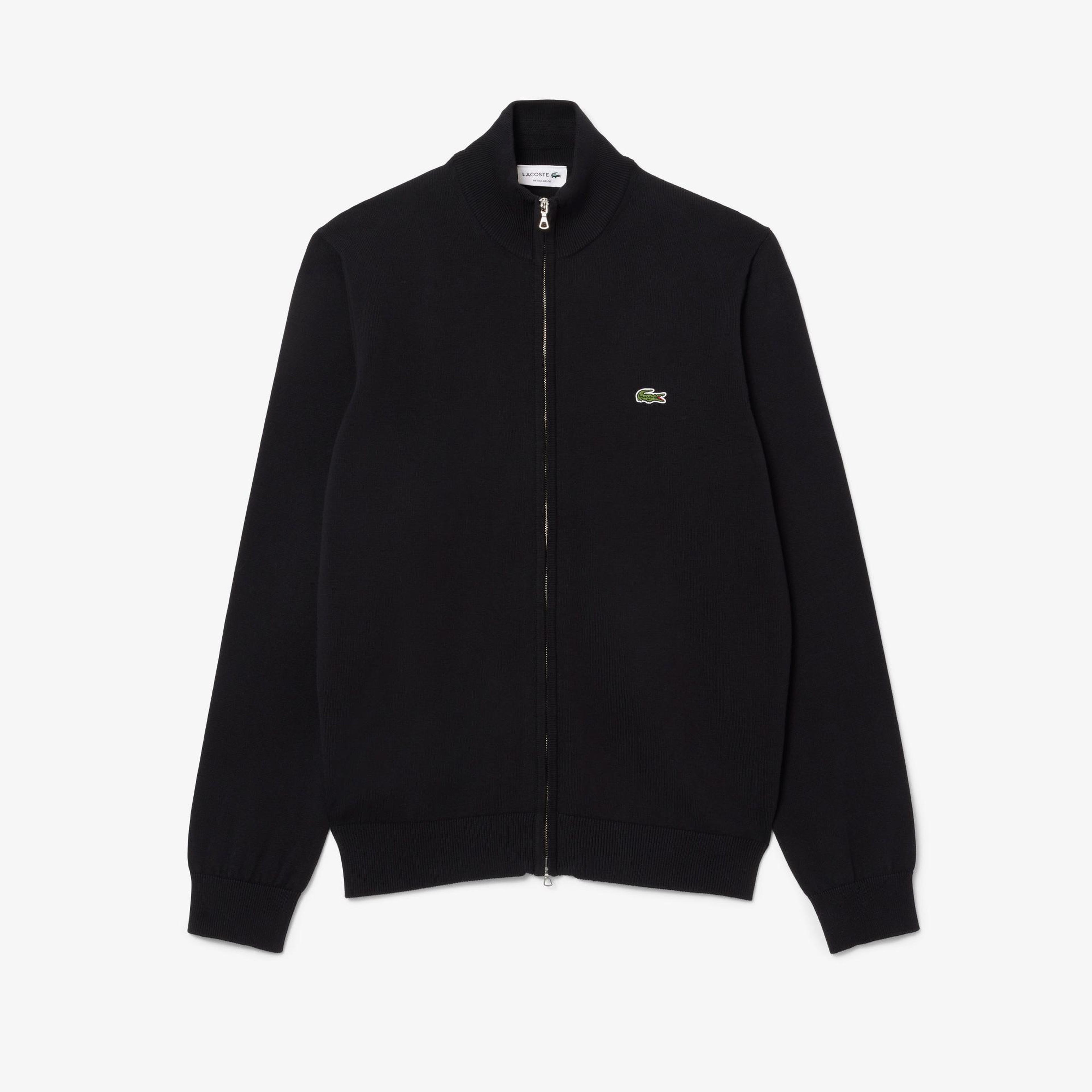 Lacoste Erkek Regular Fit Fermuarlı Siyah Hırka