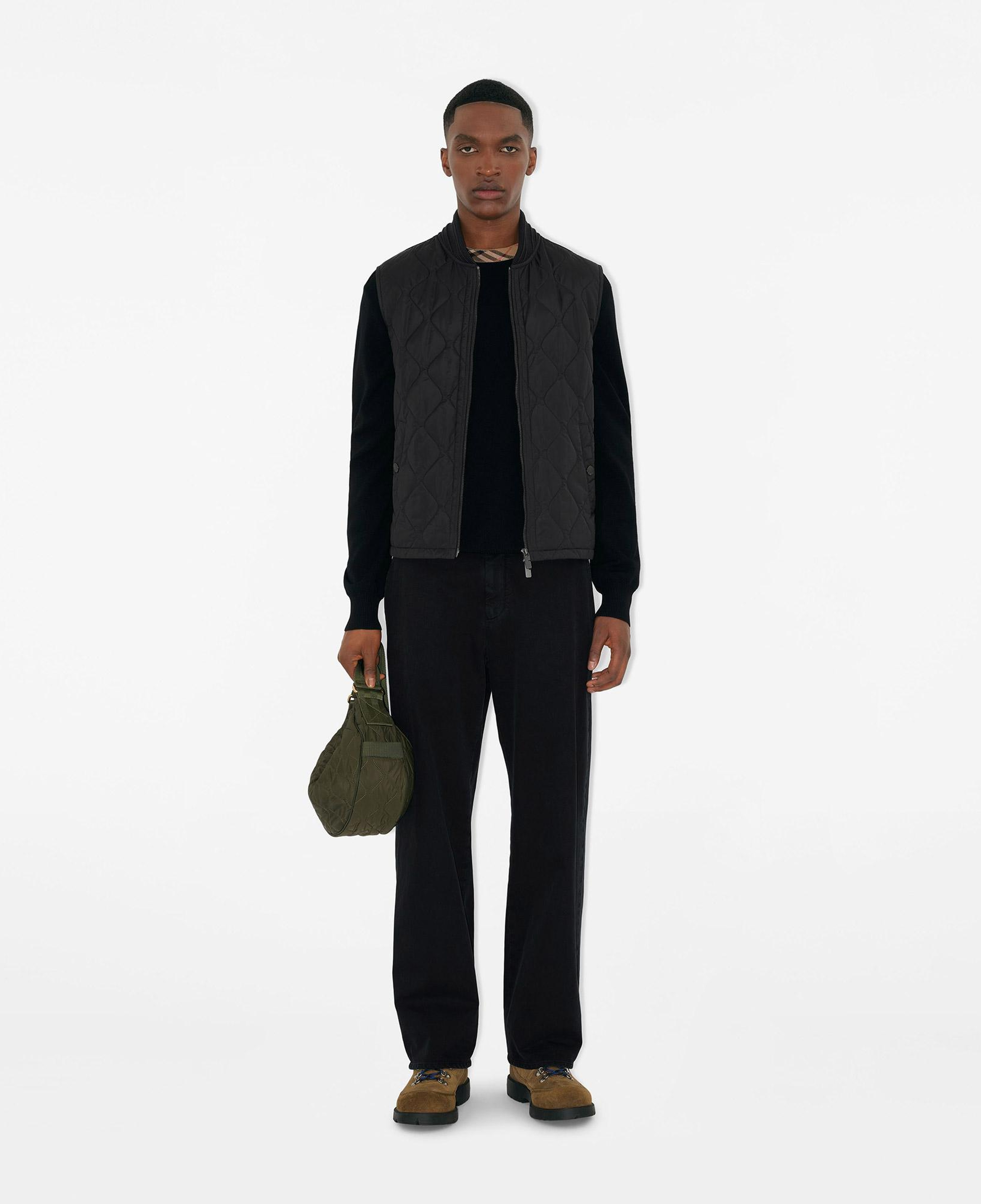 Burberry Tiverton Erkek Siyah Yelek