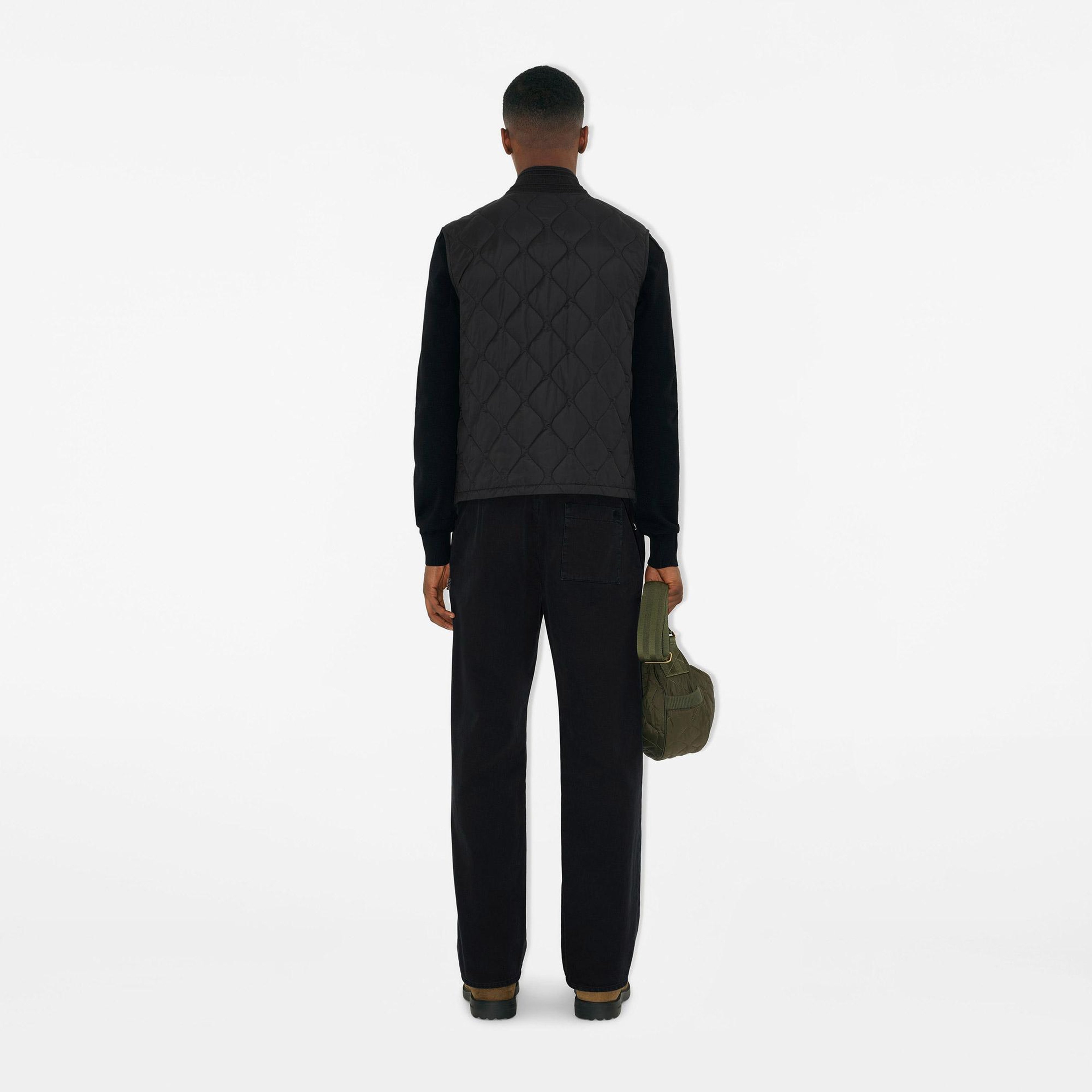 Burberry Tiverton Erkek Siyah Yelek