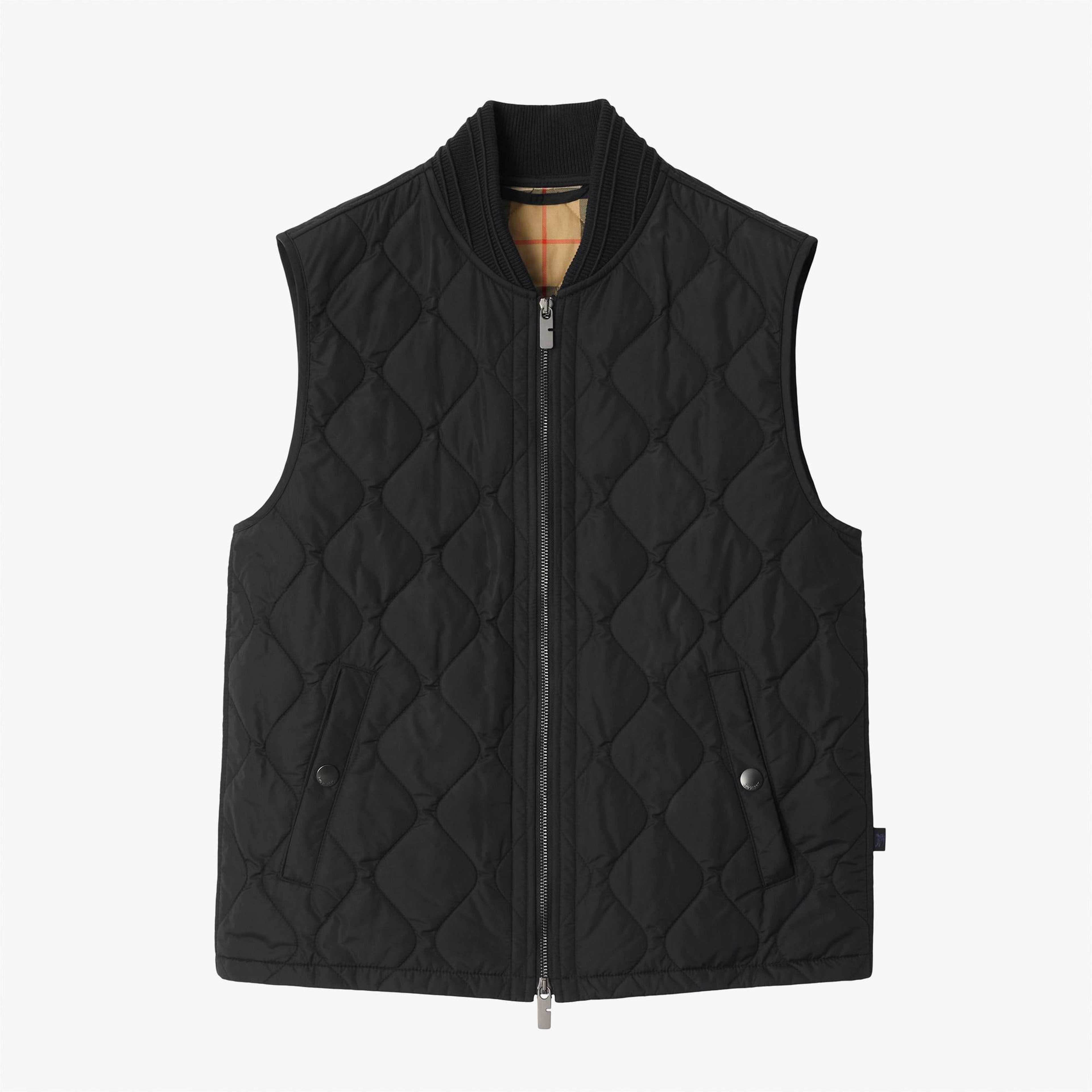 Burberry Tiverton Erkek Siyah Yelek