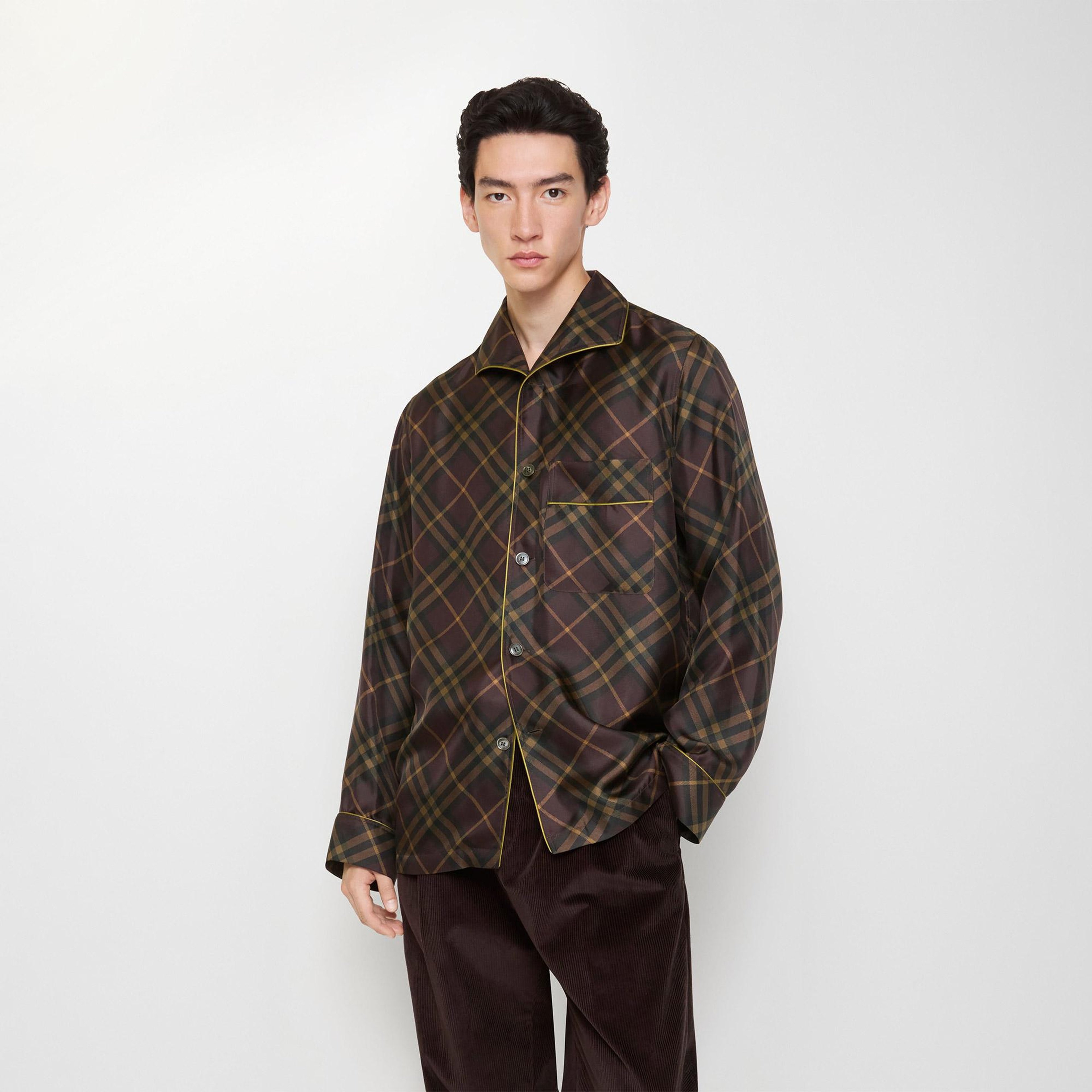 Burberry Erkek Kahverengi Gömlek