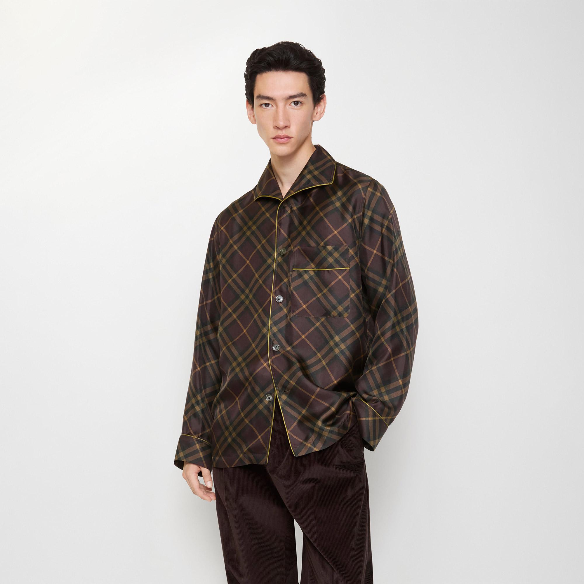 Burberry Erkek Kahverengi Gömlek