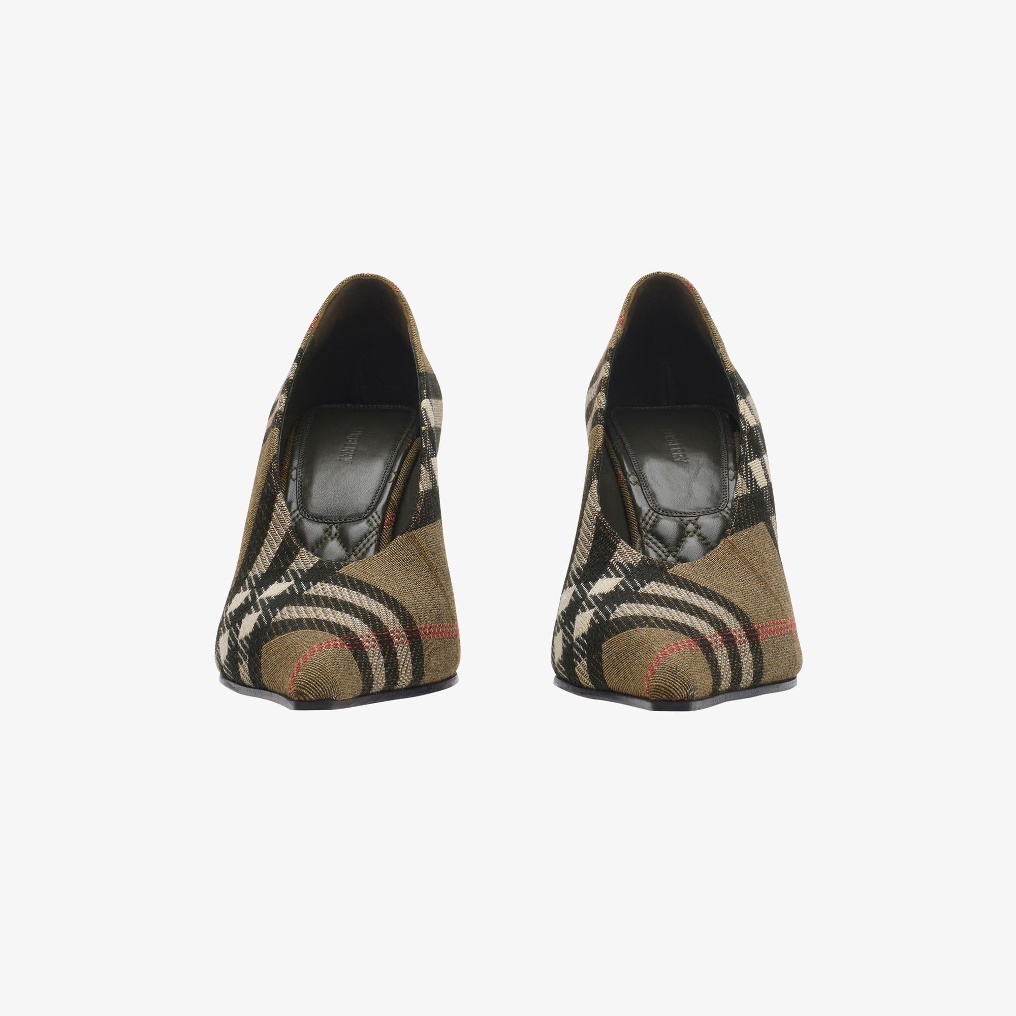 Burberry Cameo Pump Check Kadın Bej Sneaker