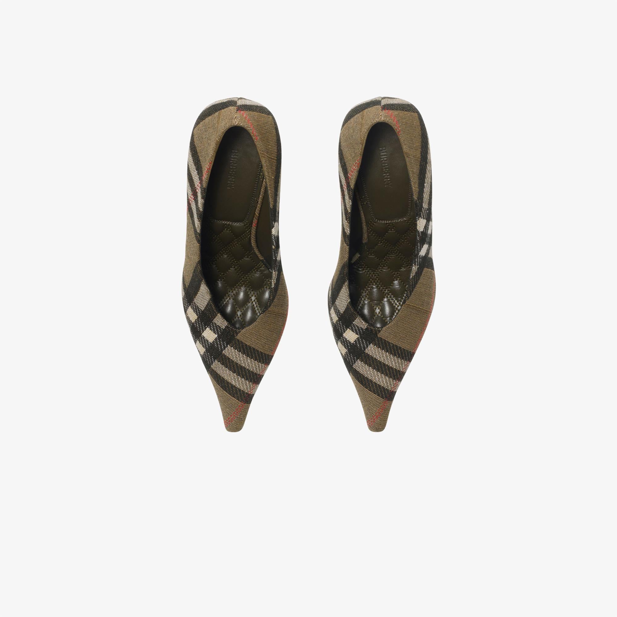 Burberry Cameo Pump Check Kadın Bej Sneaker