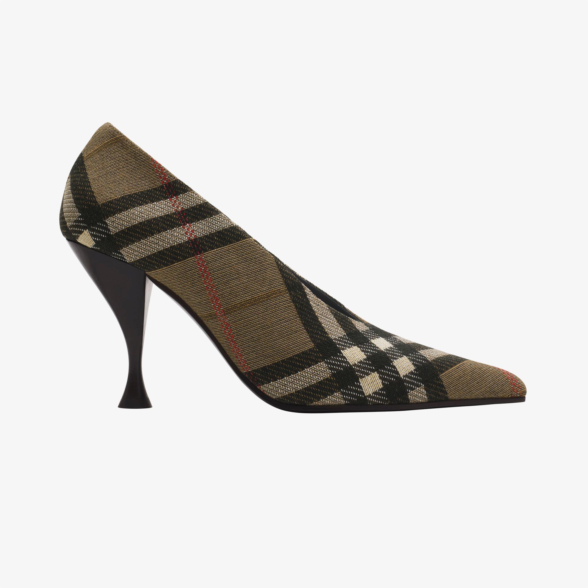 Burberry Cameo Pump Check Kadın Bej Sneaker