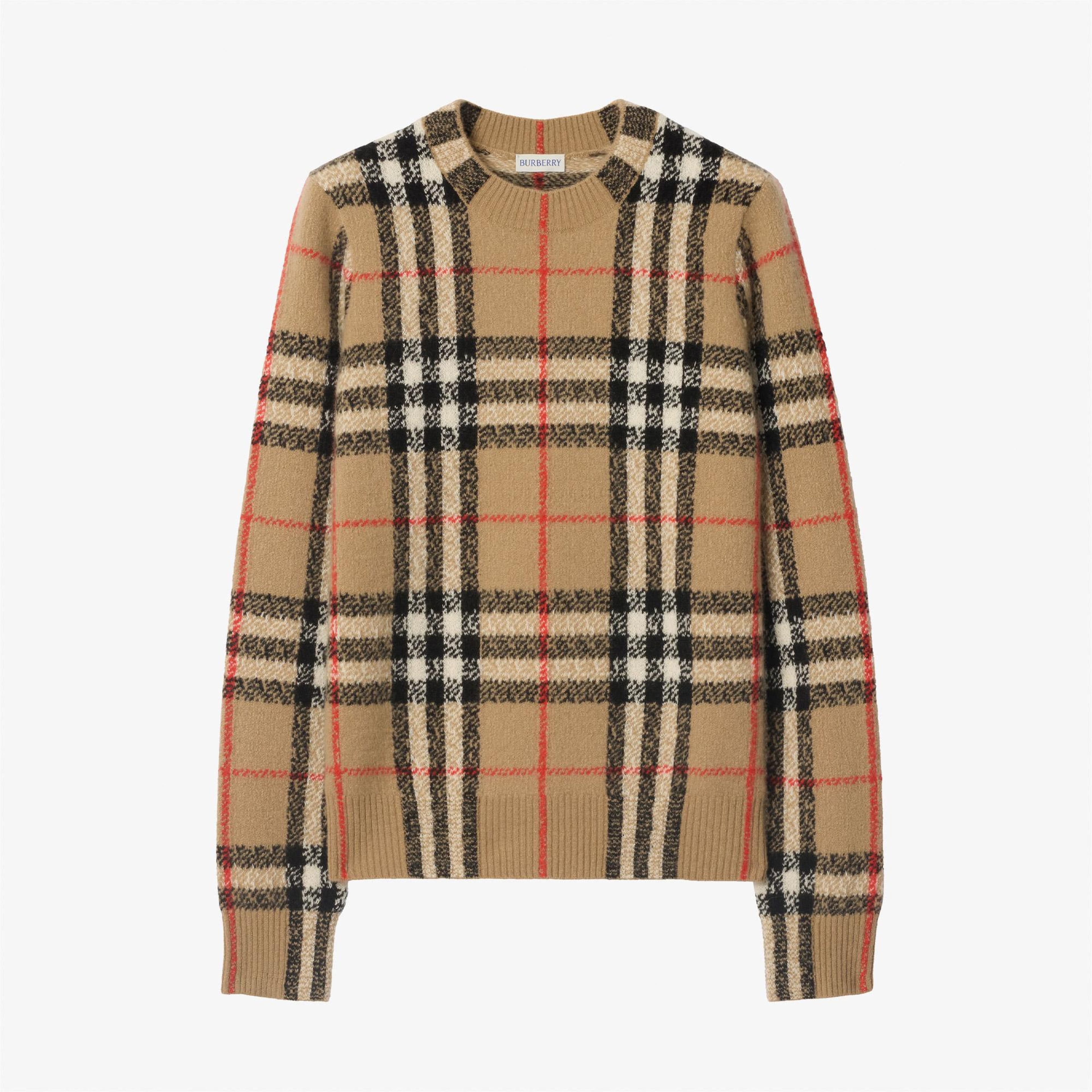 Burberry Constance Kadın Bej Triko
