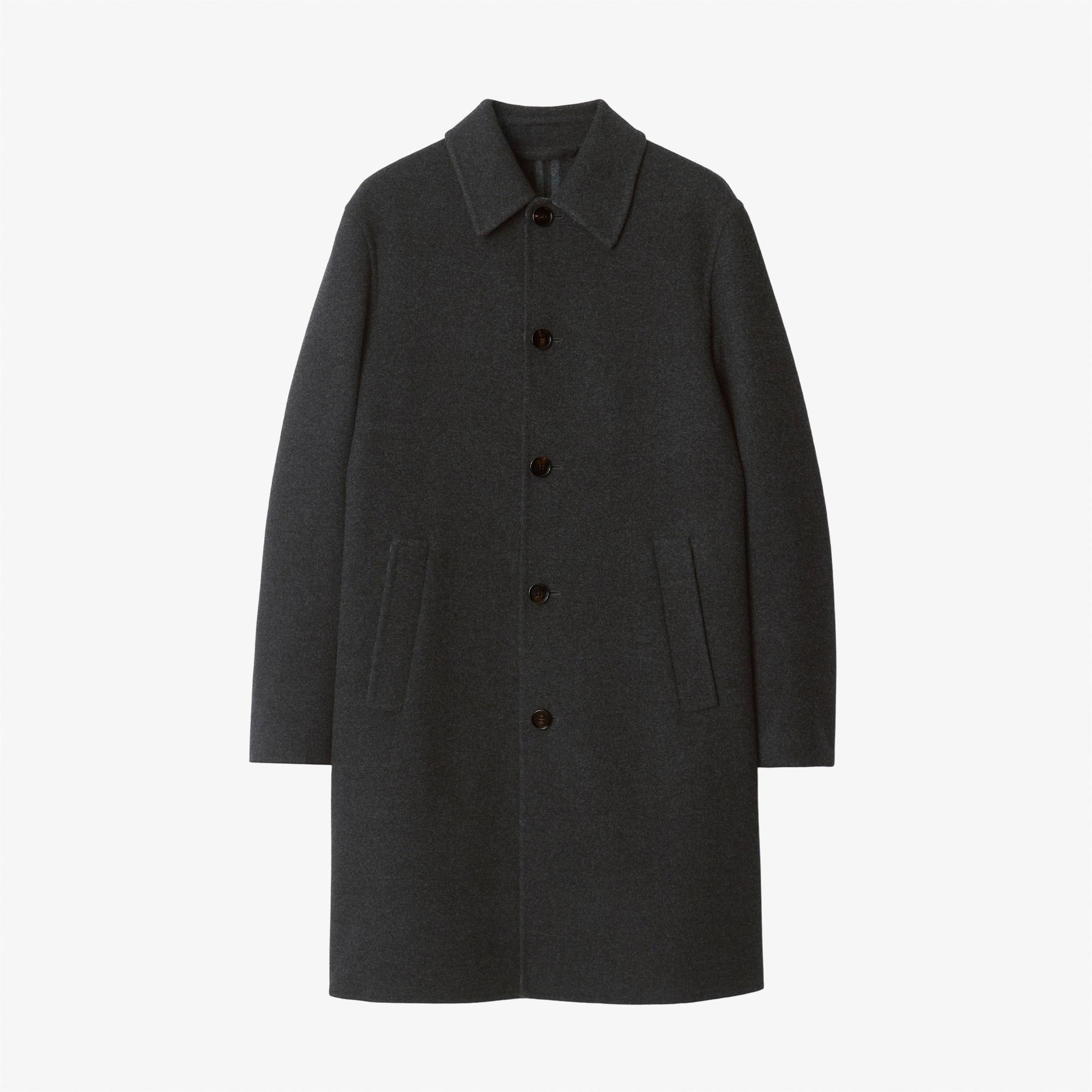Burberry Worthing Erkek Gri Kaban