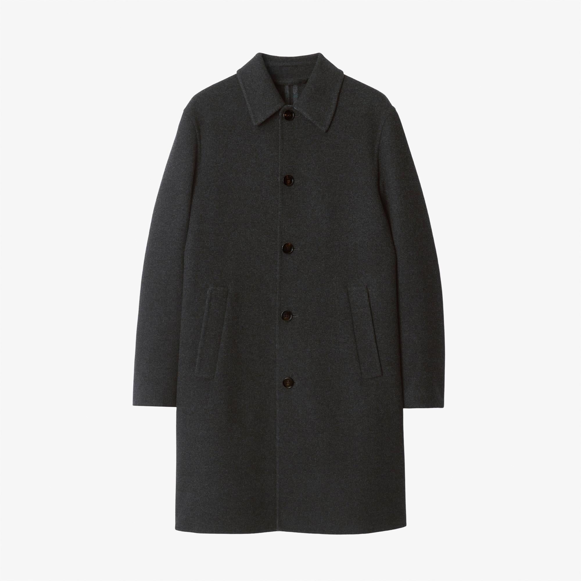 Burberry Worthing Erkek Gri Kaban