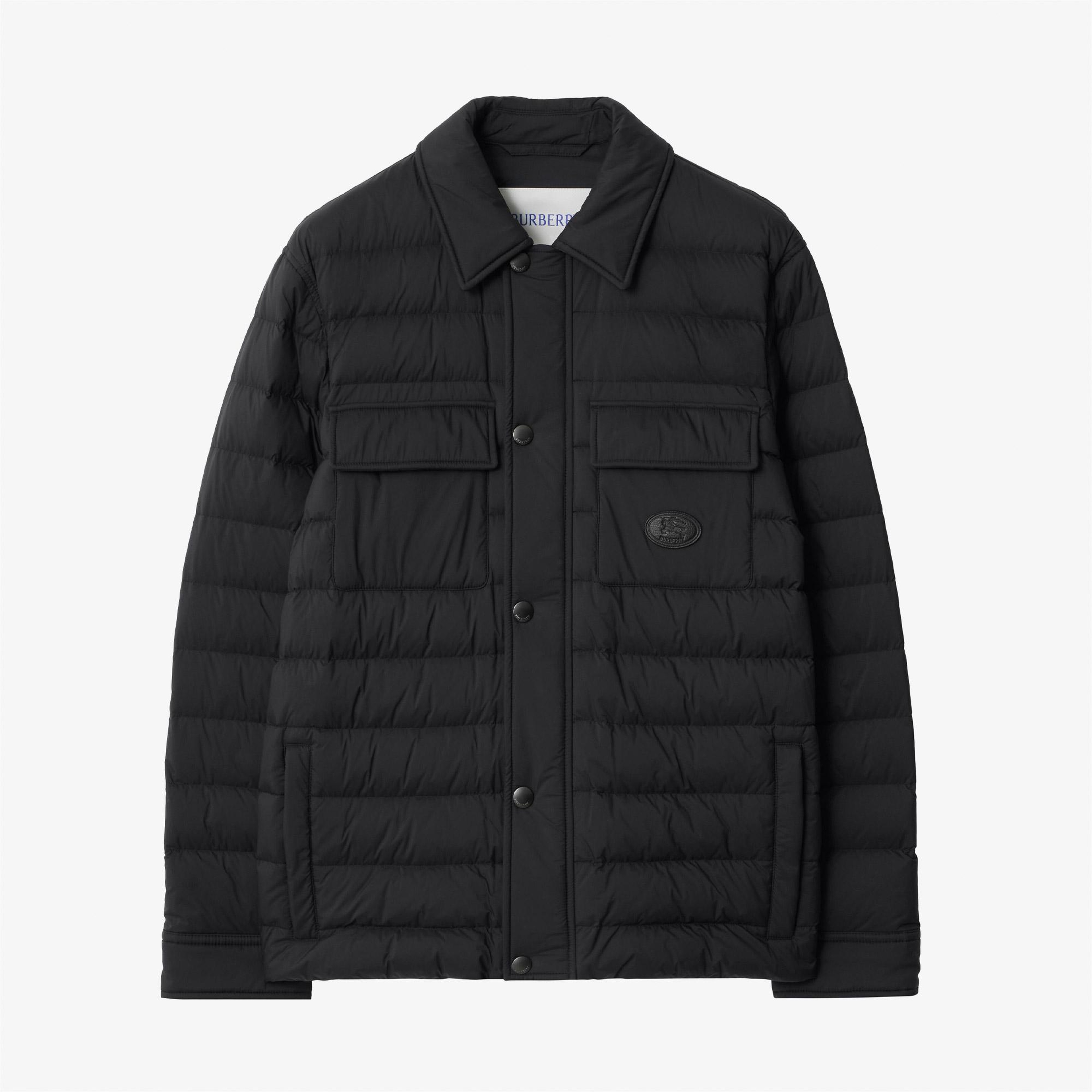 Burberry Shea Erkek Siyah Mont