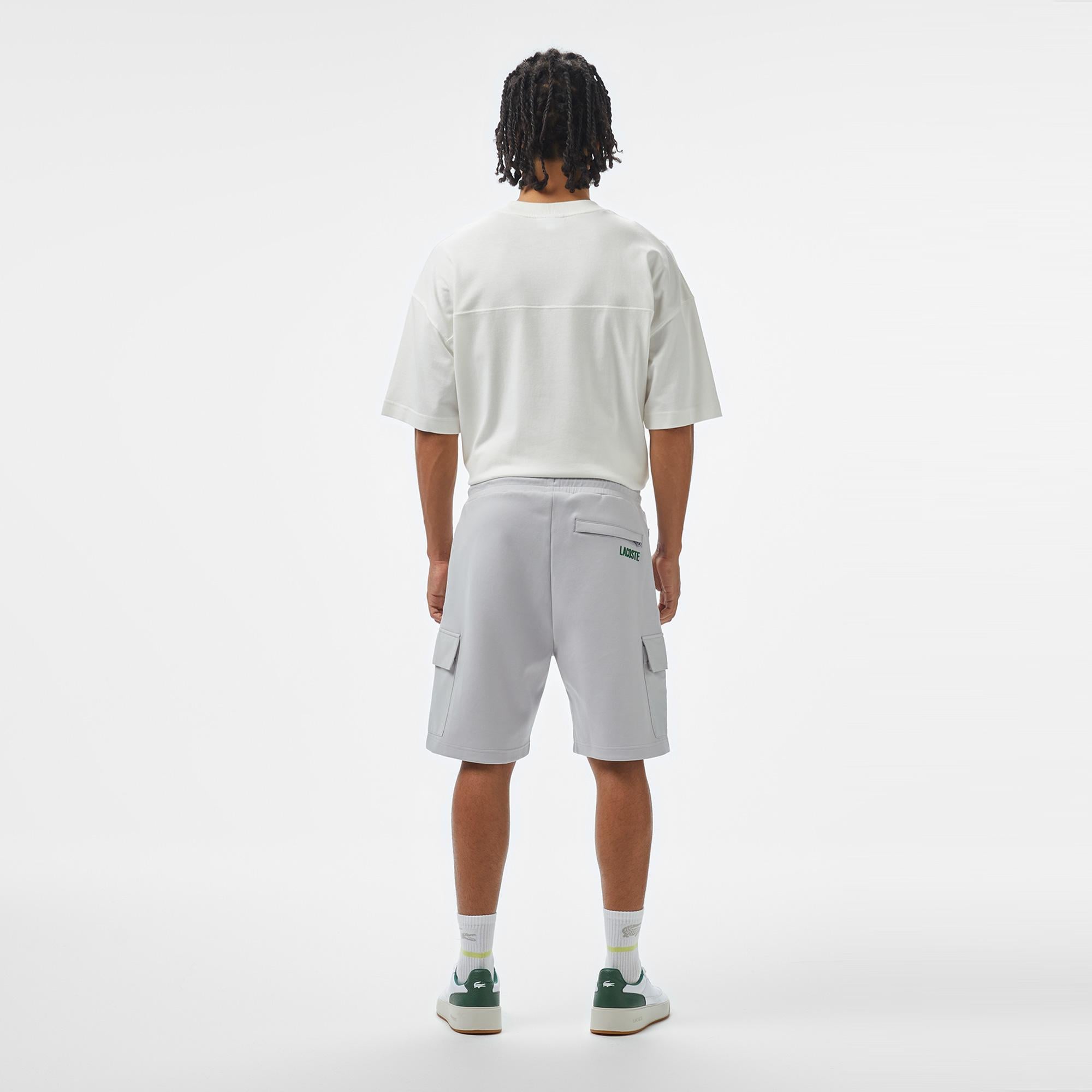 Lacoste House of SuperStep x Lacoste Erkek Gri Şort