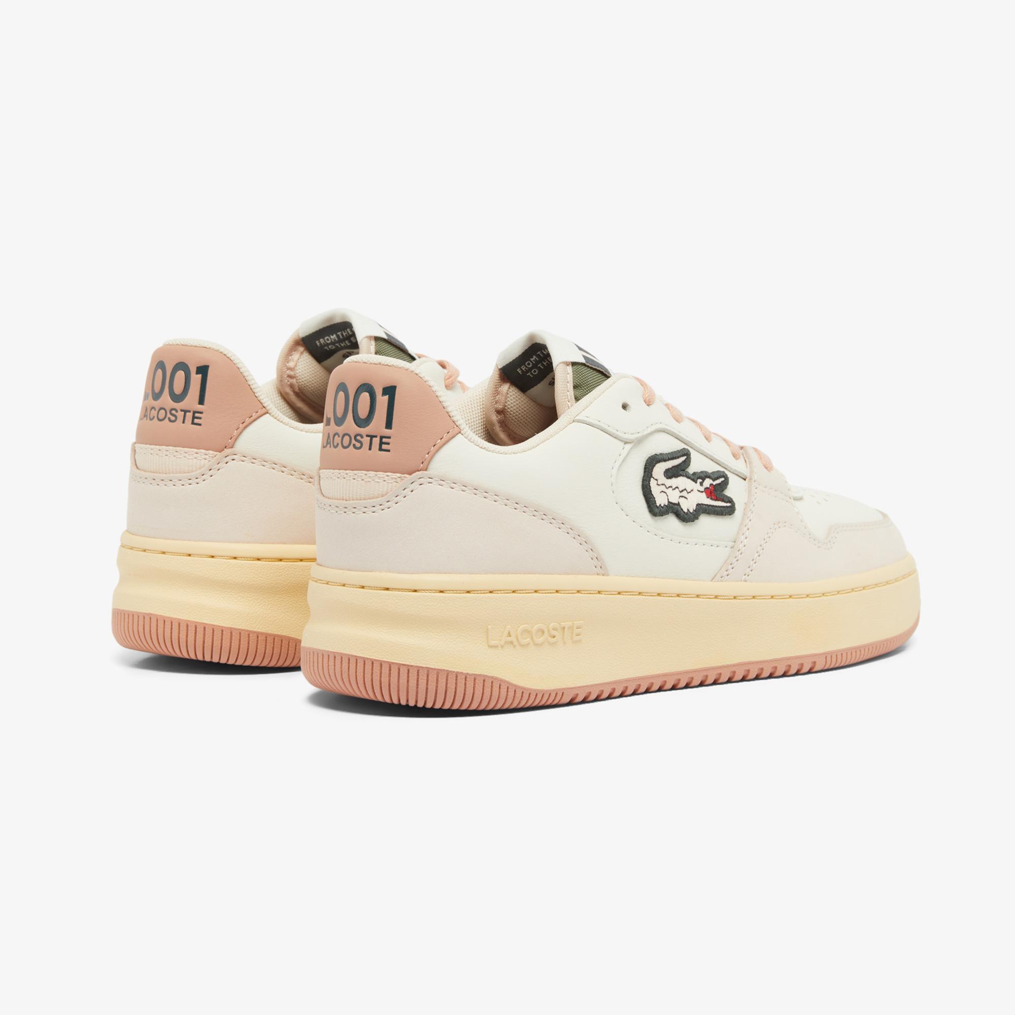 Lacoste L001 Court Kadın Krem Sneaker
