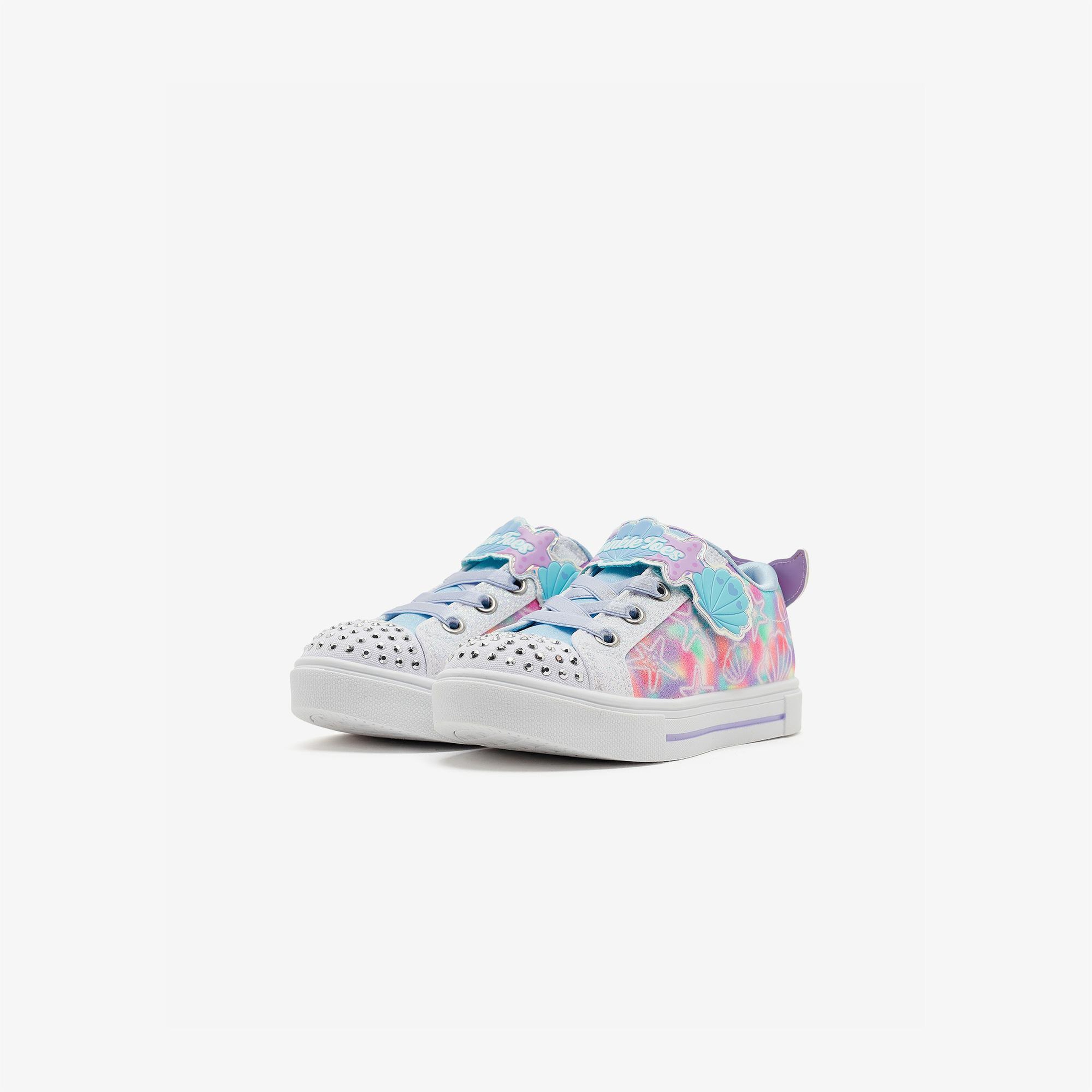 Skechers Twinkle Sparks Underwater Magic Çocuk Beyaz Spor Ayakkabı
