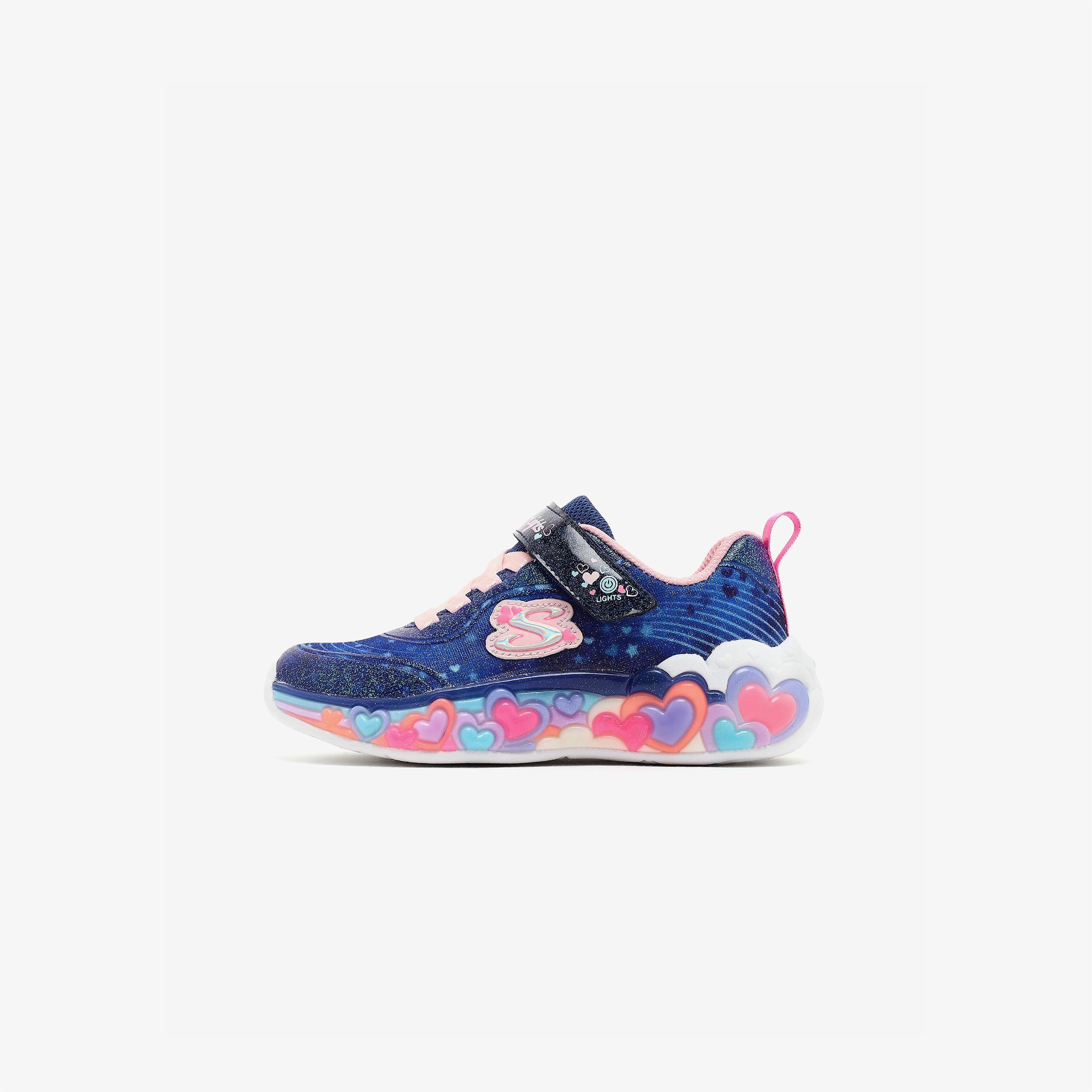 Skechers Eternal Heart Lights Çocuk Lacivert Spor Ayakkabı