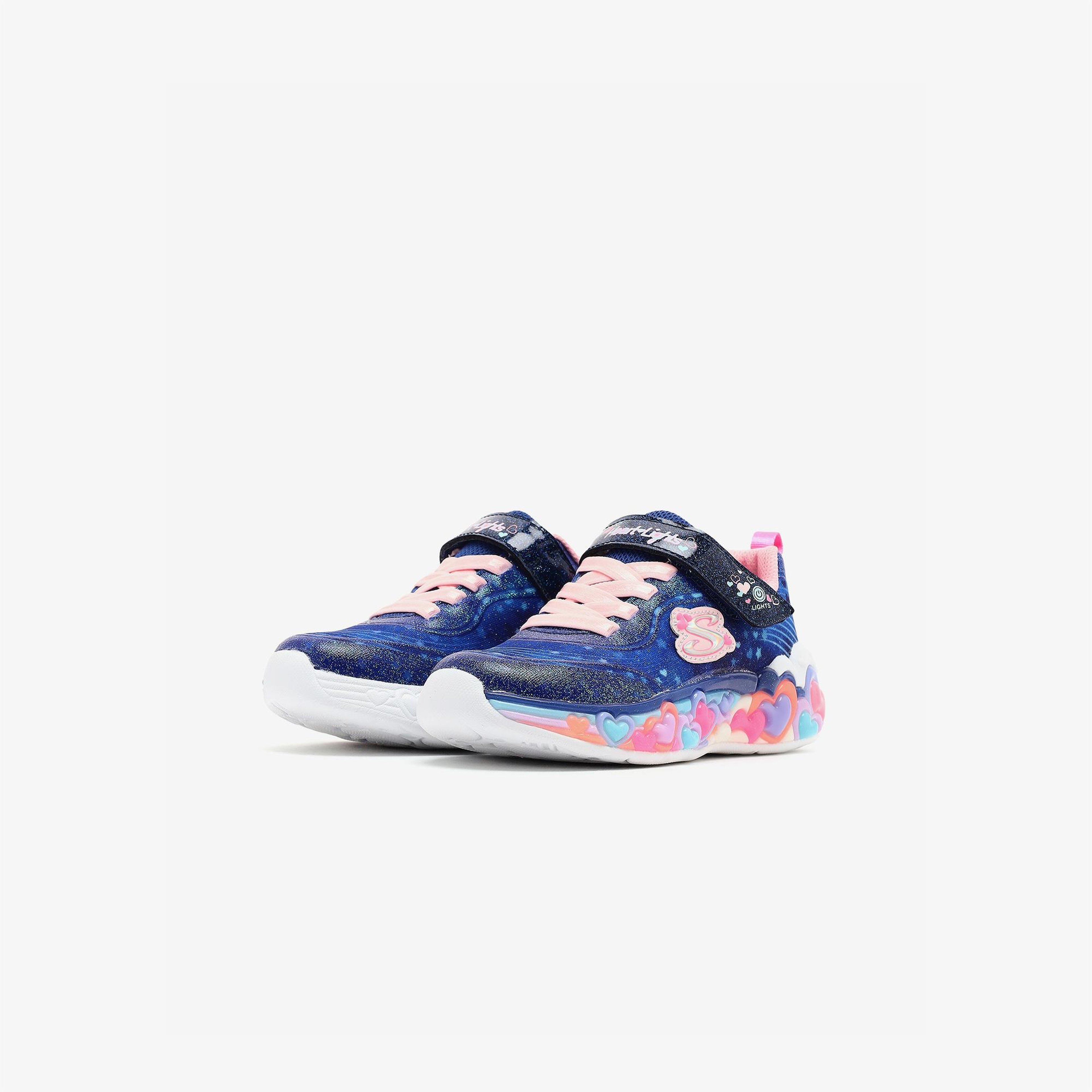 Skechers Eternal Heart Lights Çocuk Lacivert Spor Ayakkabı