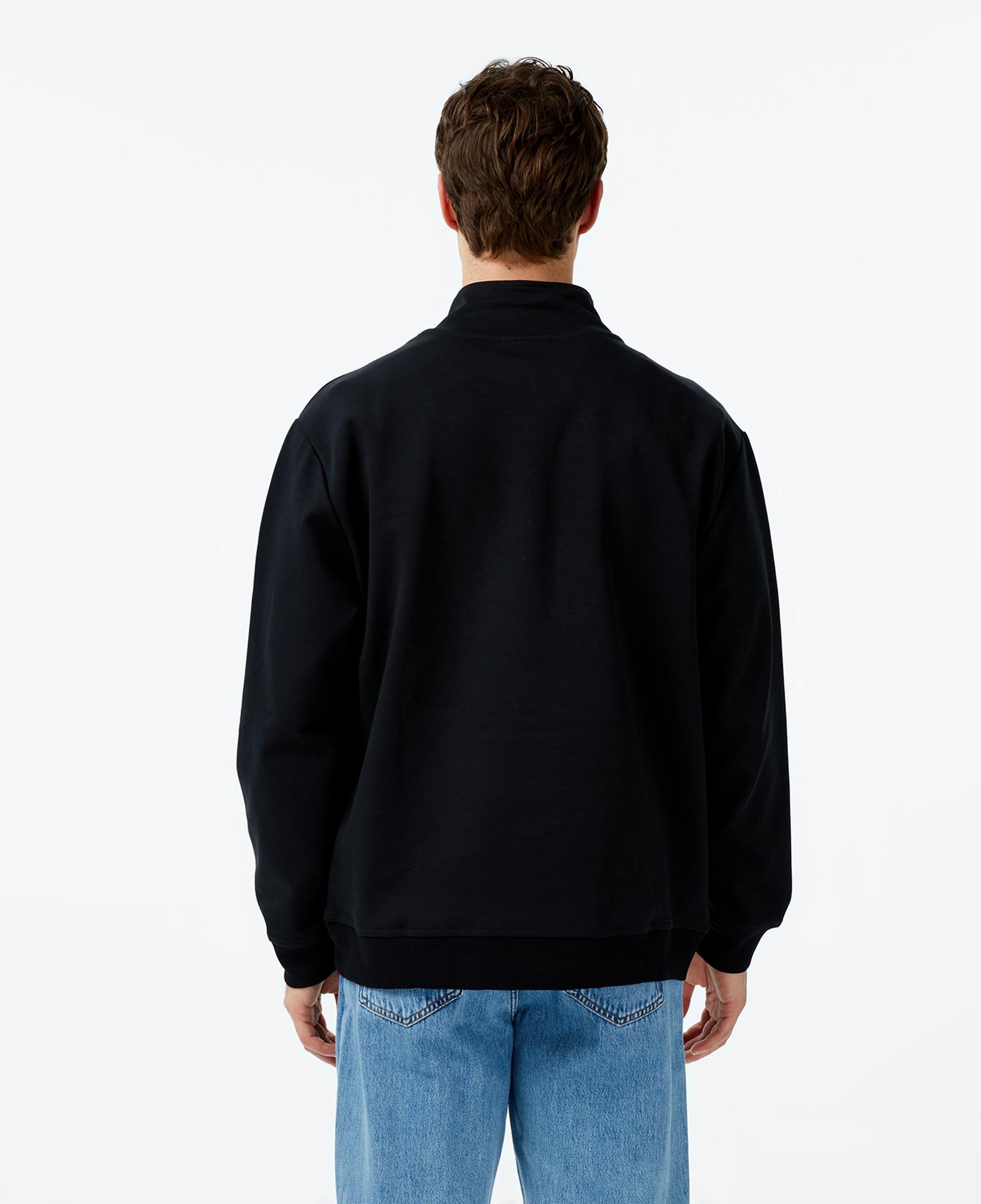 UNITED4 Erkek Siyah Sweatshirt