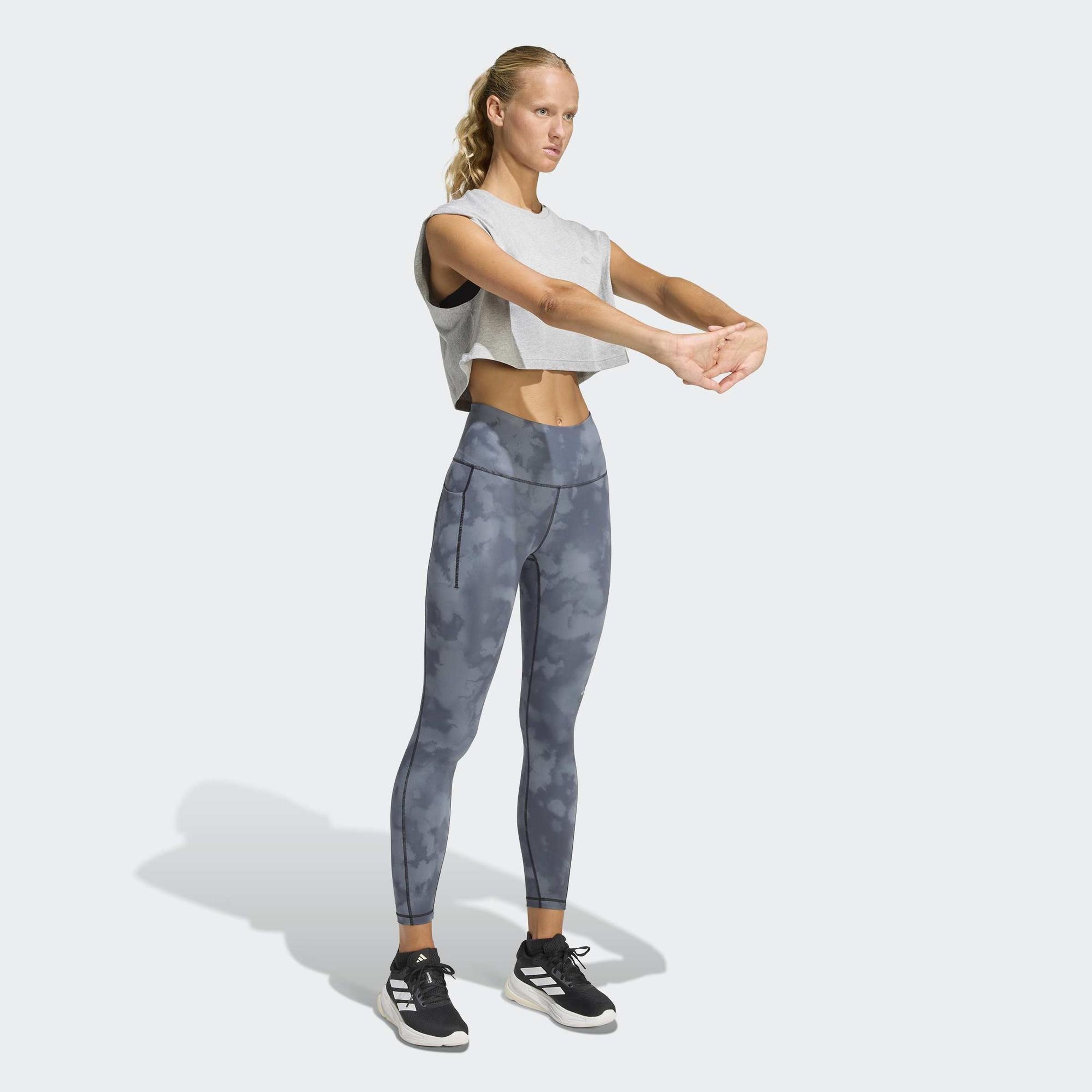 adidas Adi365 Climacool Aop Running 7/8 Kadın Siyah Koşu Taytı