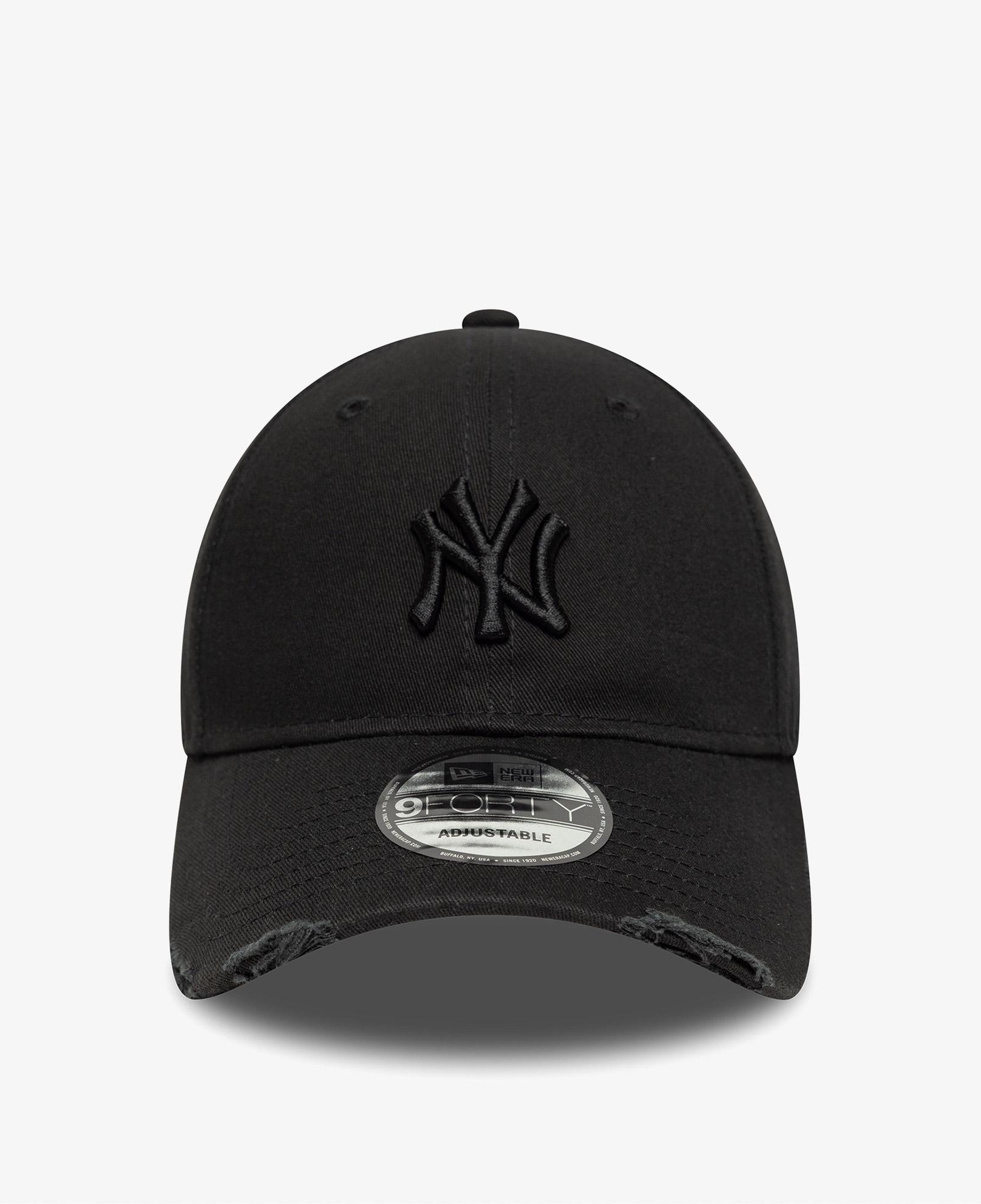 New Era Wash Distress 9Forty Neyyan Siyah Şapka