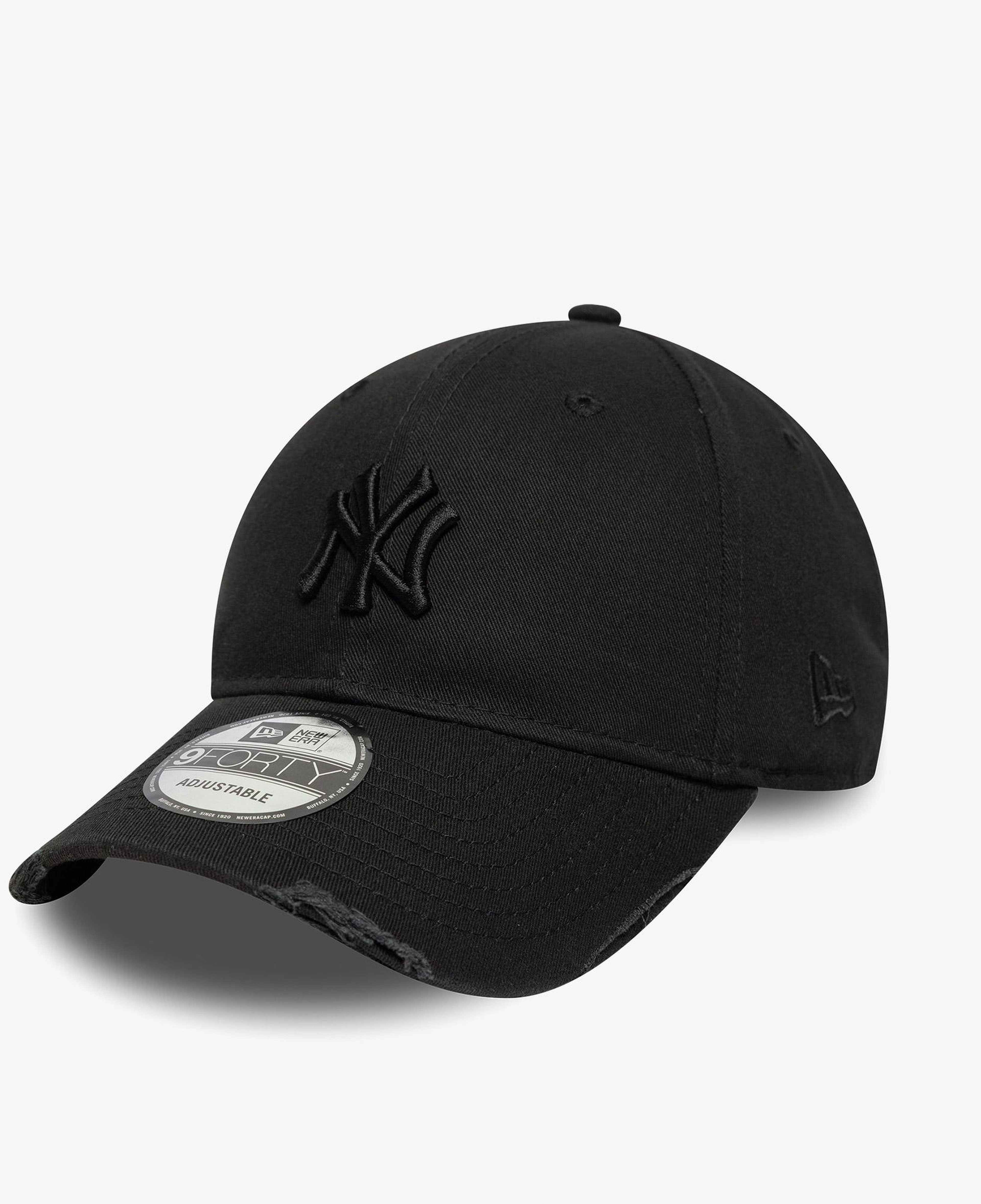 New Era Wash Distress 9Forty Neyyan Siyah Şapka