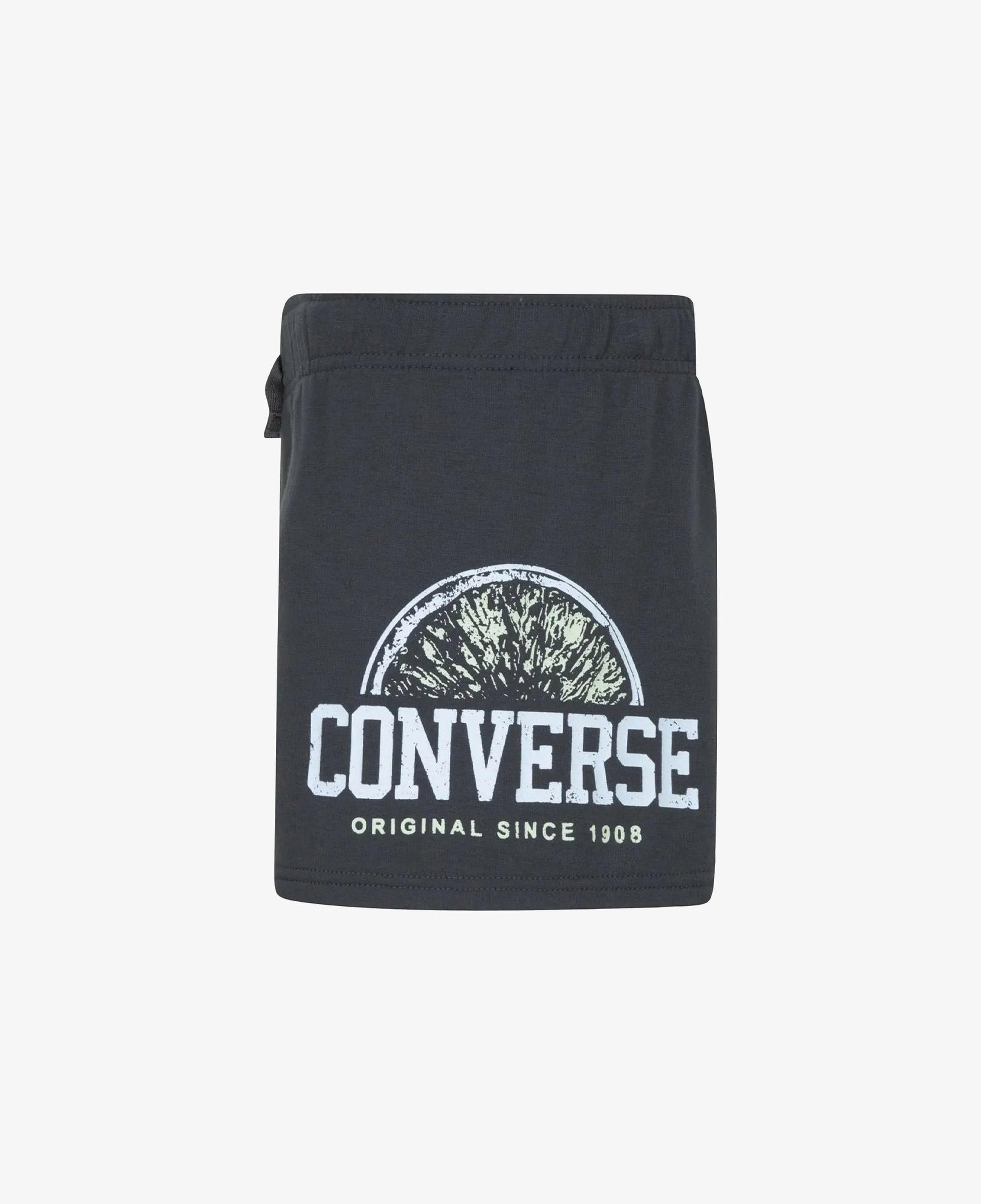 Converse Graphic Knit Çocuk Siyah Şort