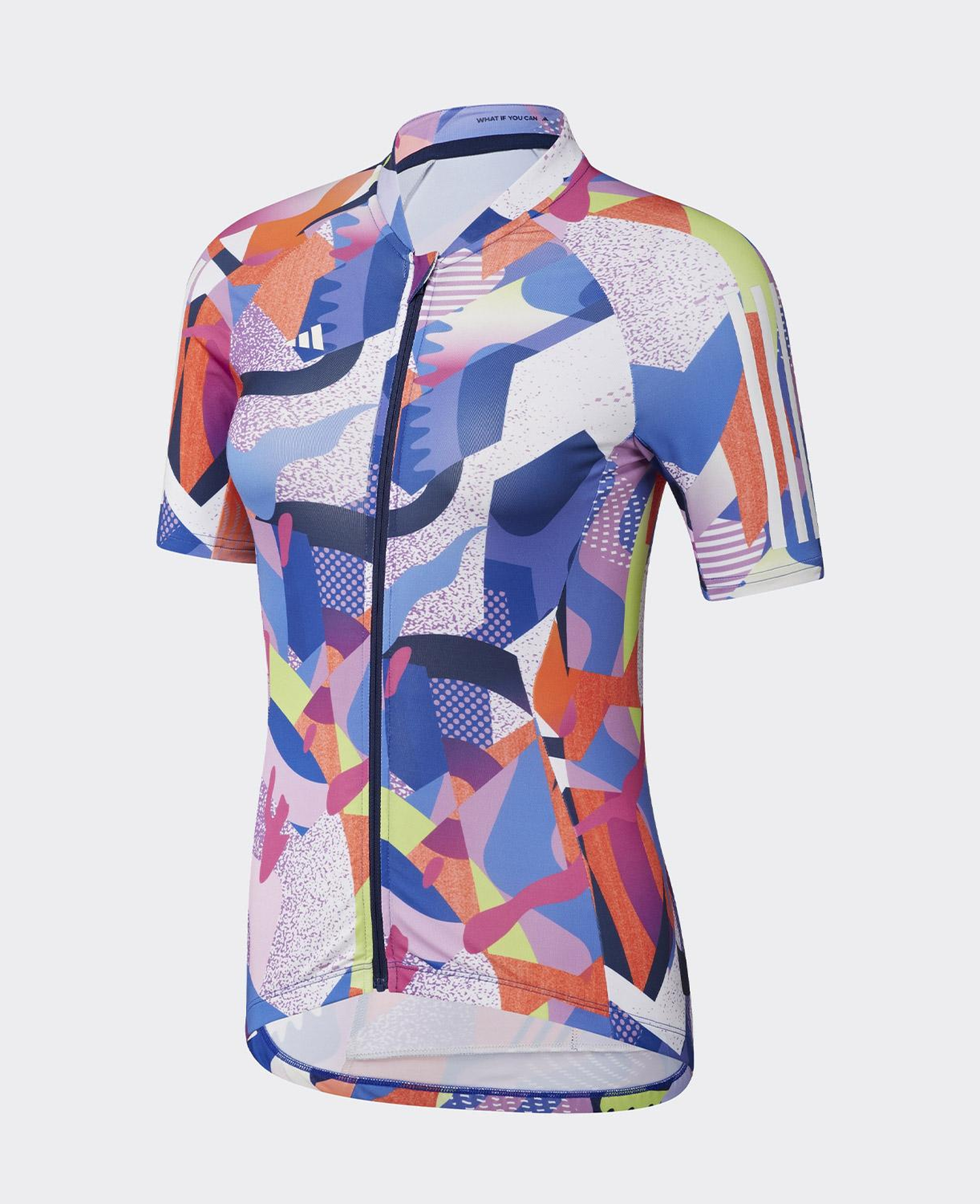 adidas Essentials 3-Stripes Pattern Clash Kadın Renkli Bisiklet T-Shirt