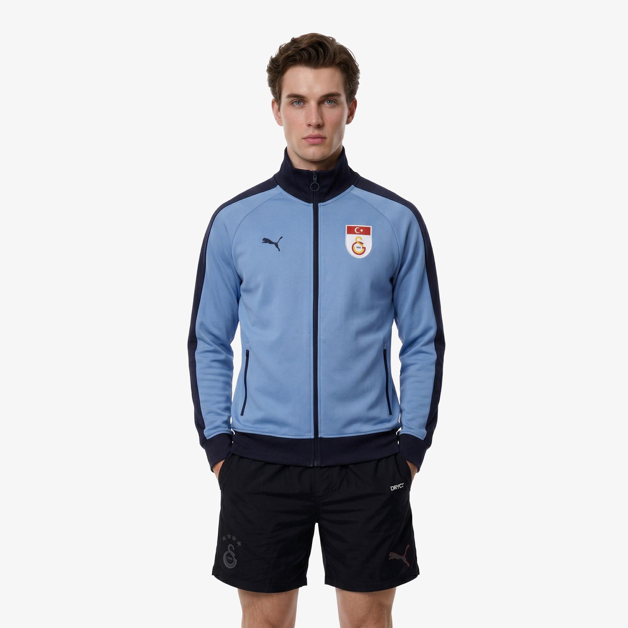 Puma Galatasaray S.K Retro Erkek Mavi Eşofman Üstü