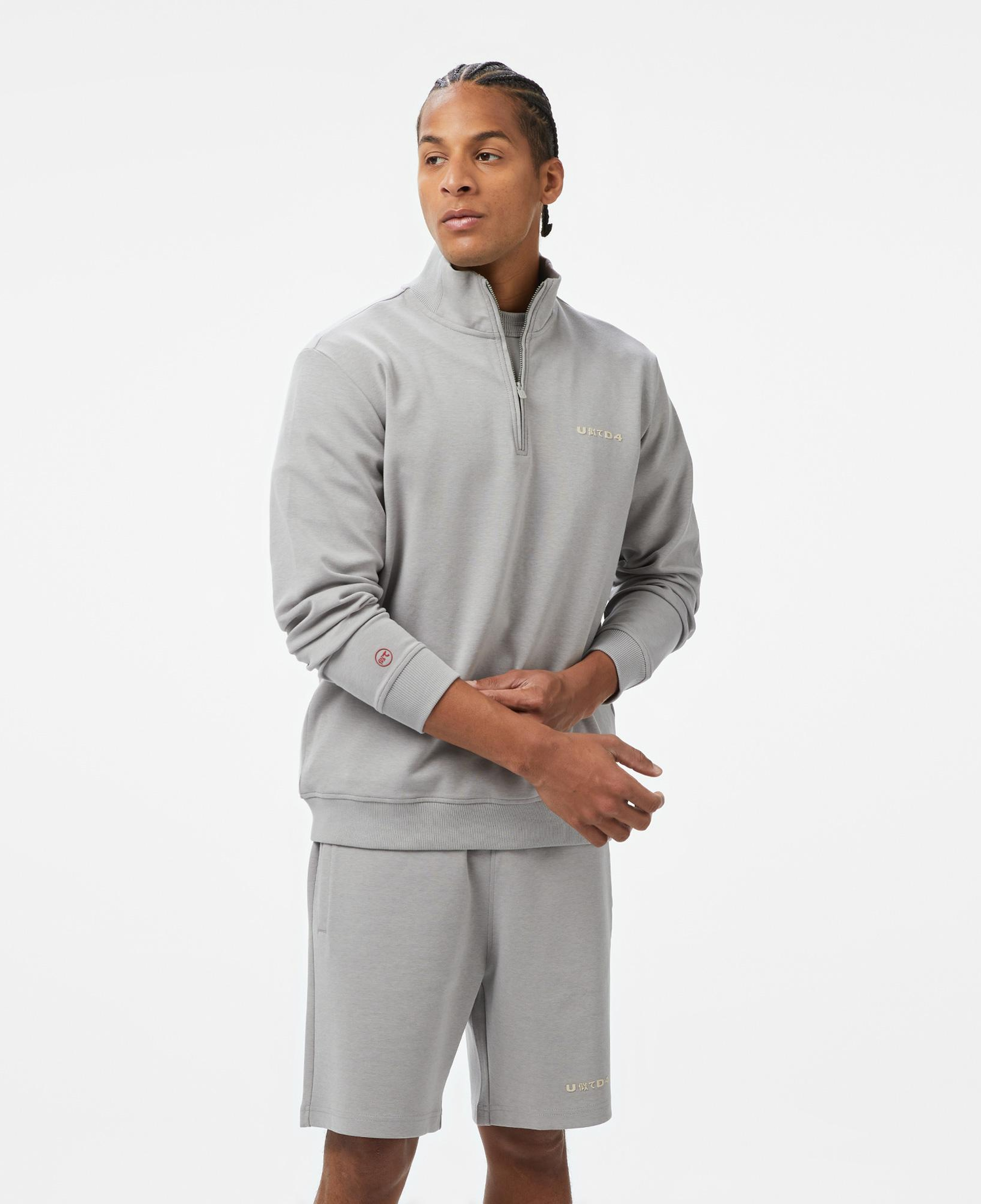 UNITED4 Unisex Gri Sweatshirt