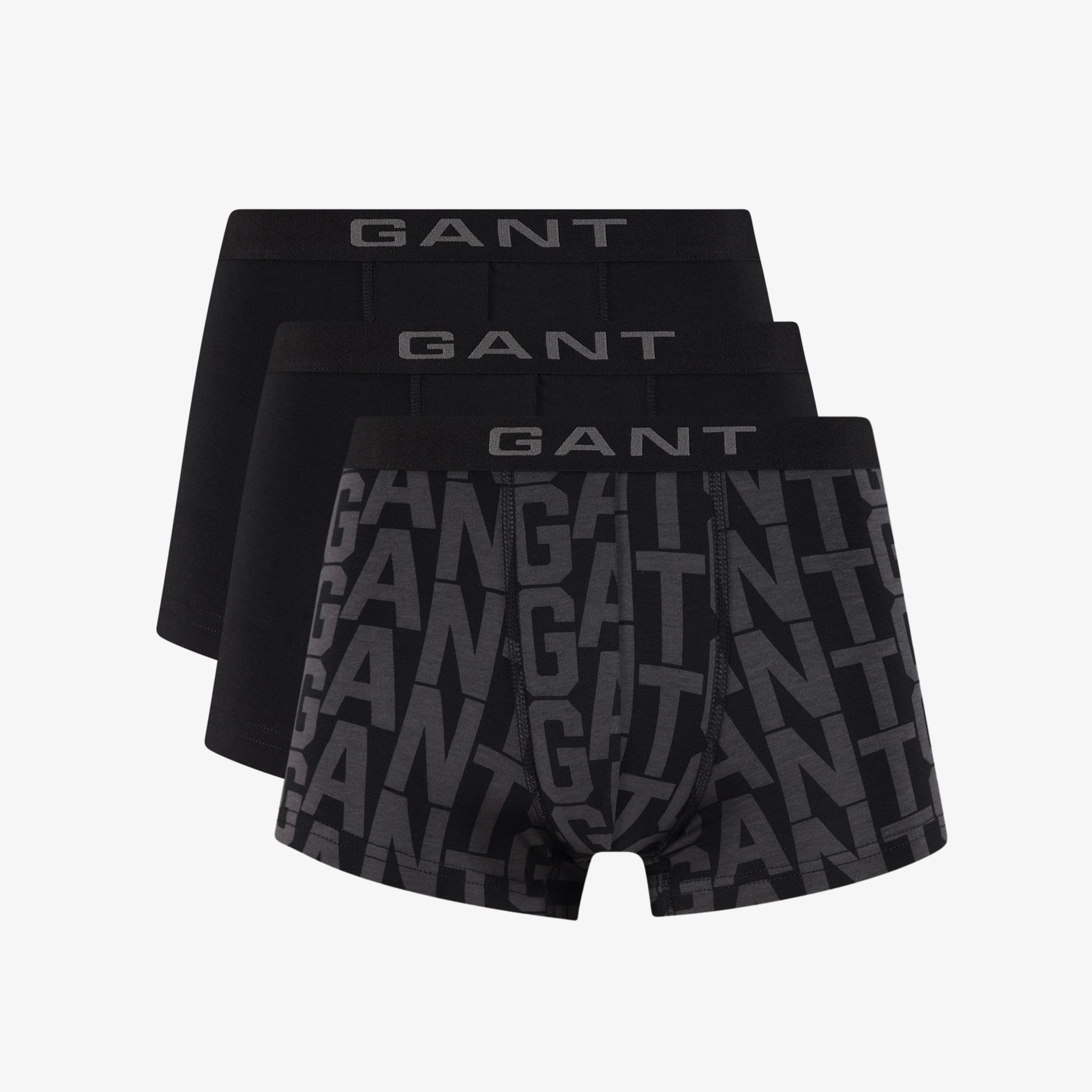 GANT Erkek Siyah Standart Fit Boxer