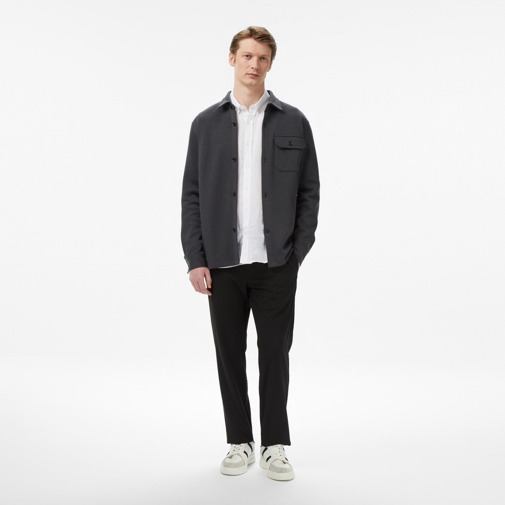 Nautica Erkek Gri Regular Fit Gömlek