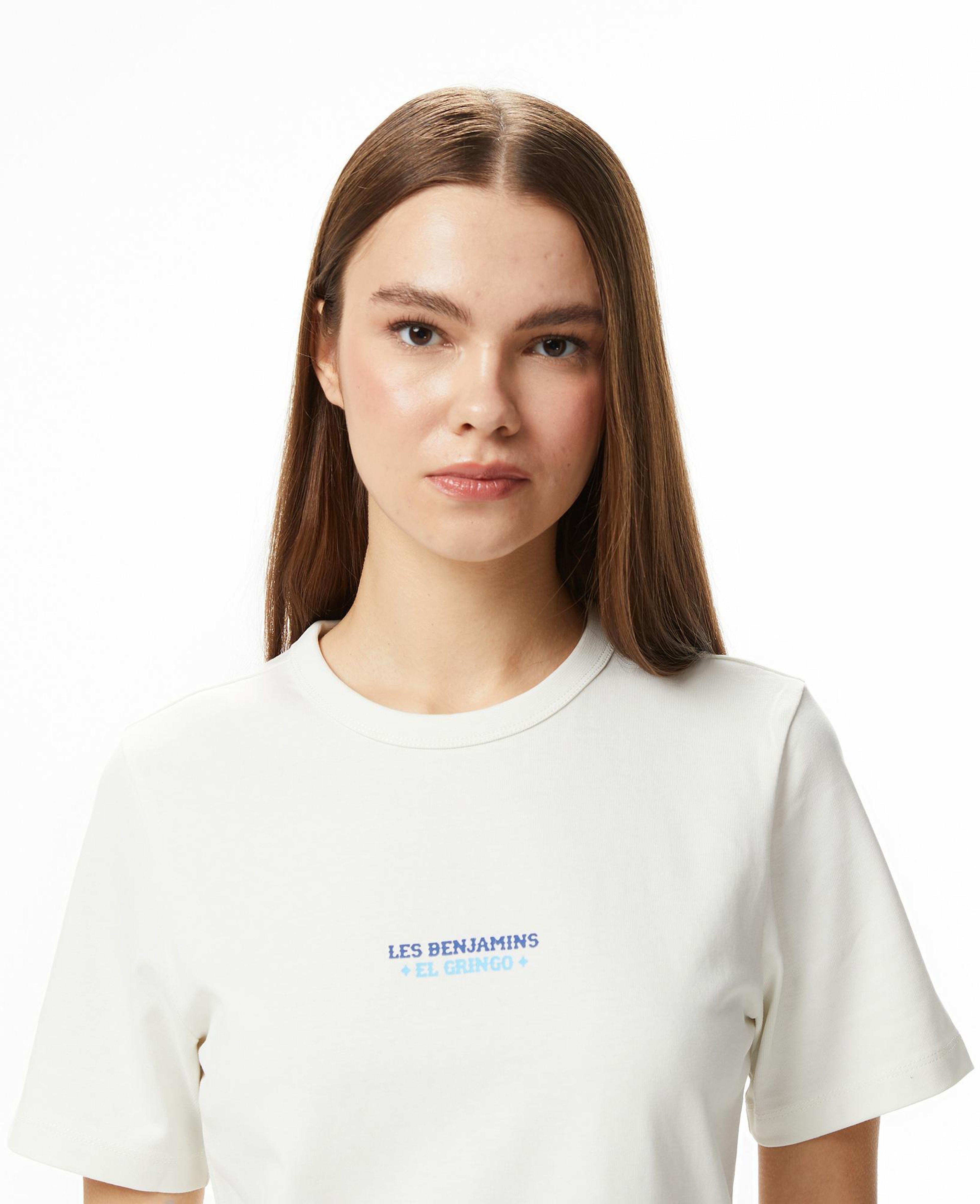 Les Benjamins 024 Kadın Beyaz T-Shirt