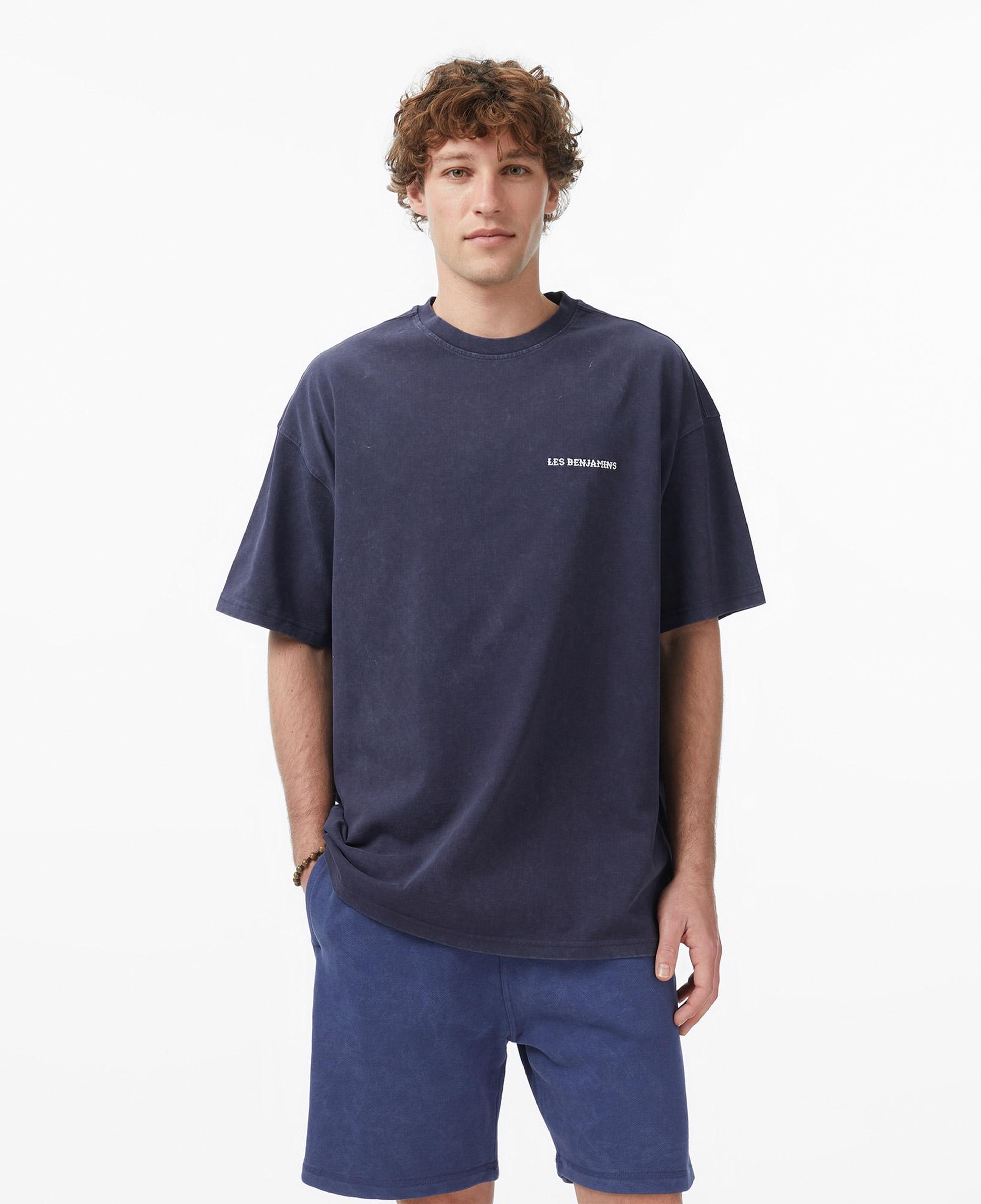 Les Benjamins 037 Erkek Lacivert T-Shirt