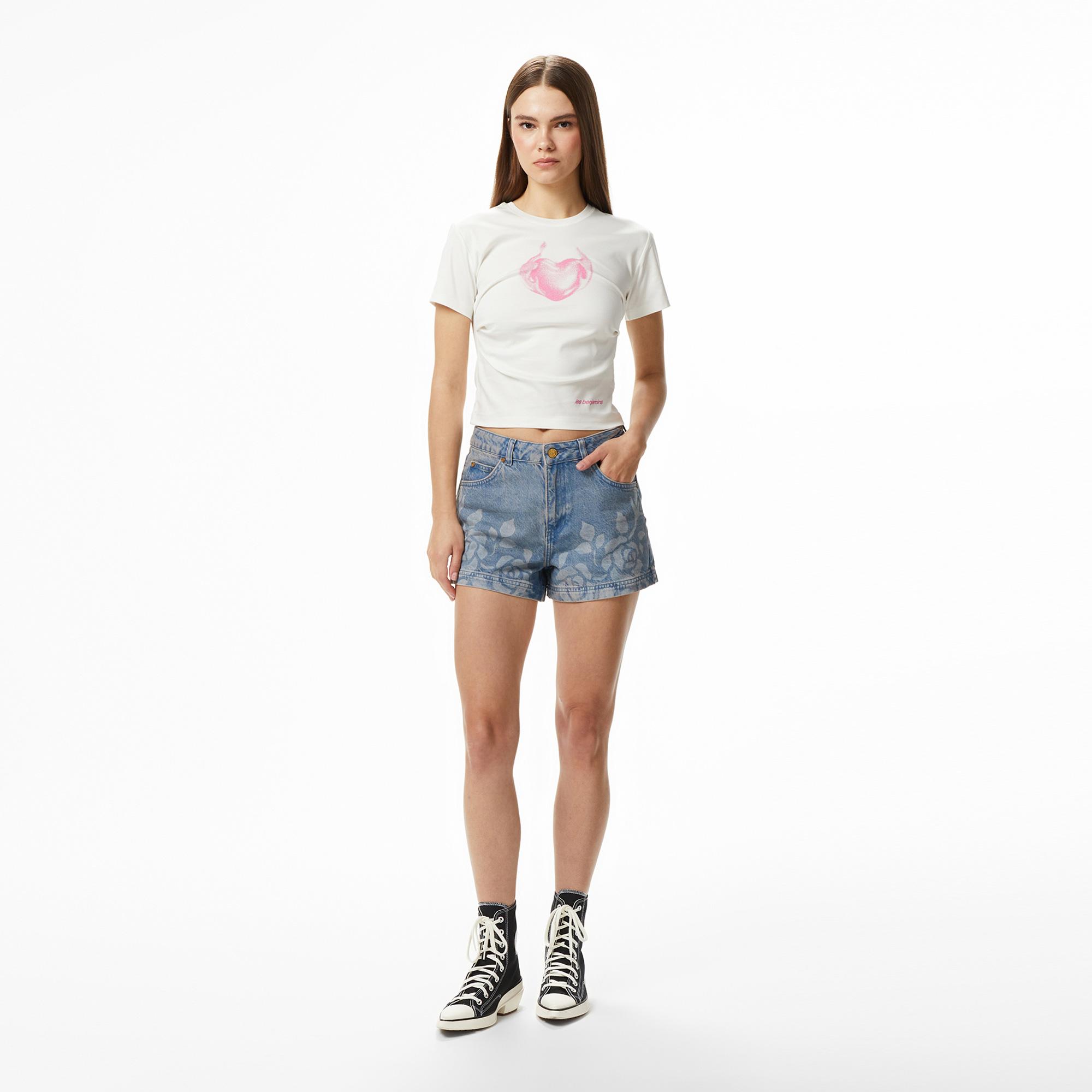 Les Benjamins 301 Kadın Beyaz T-Shirt