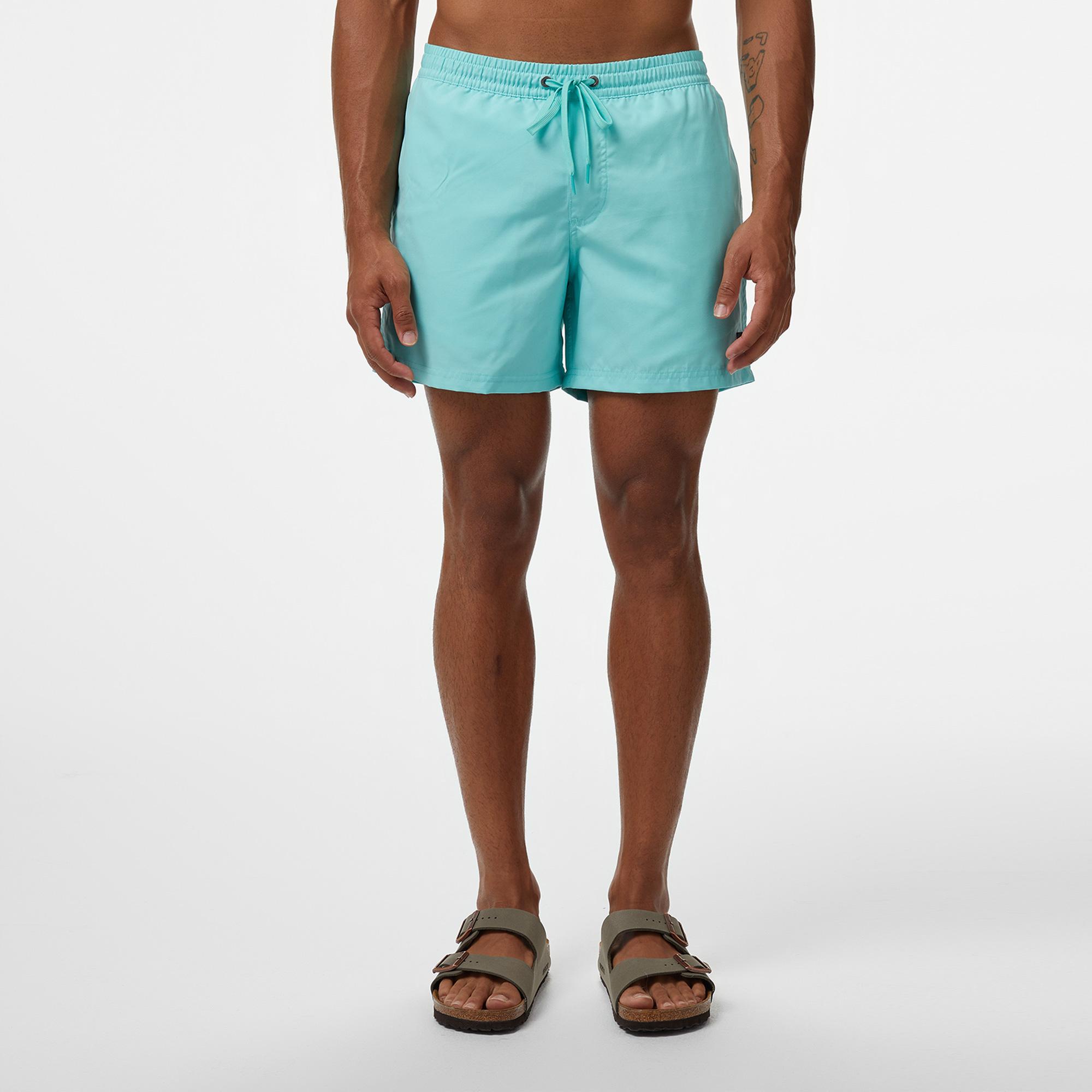 Quiksilver Everyday Solid Volley 15 Erkek Mavi Deniz Şortu