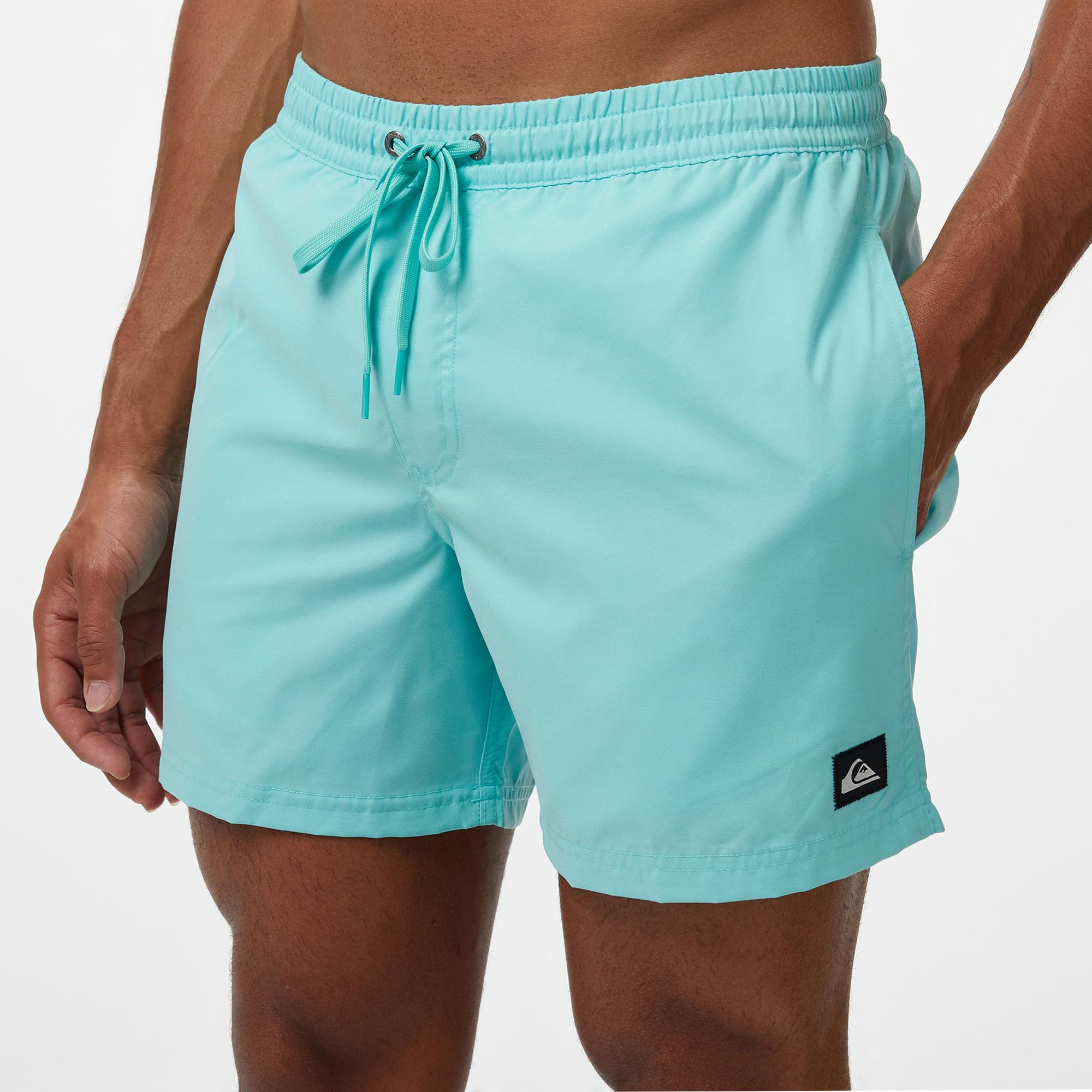 Quiksilver Everyday Solid Volley 15 Erkek Mavi Deniz Şortu